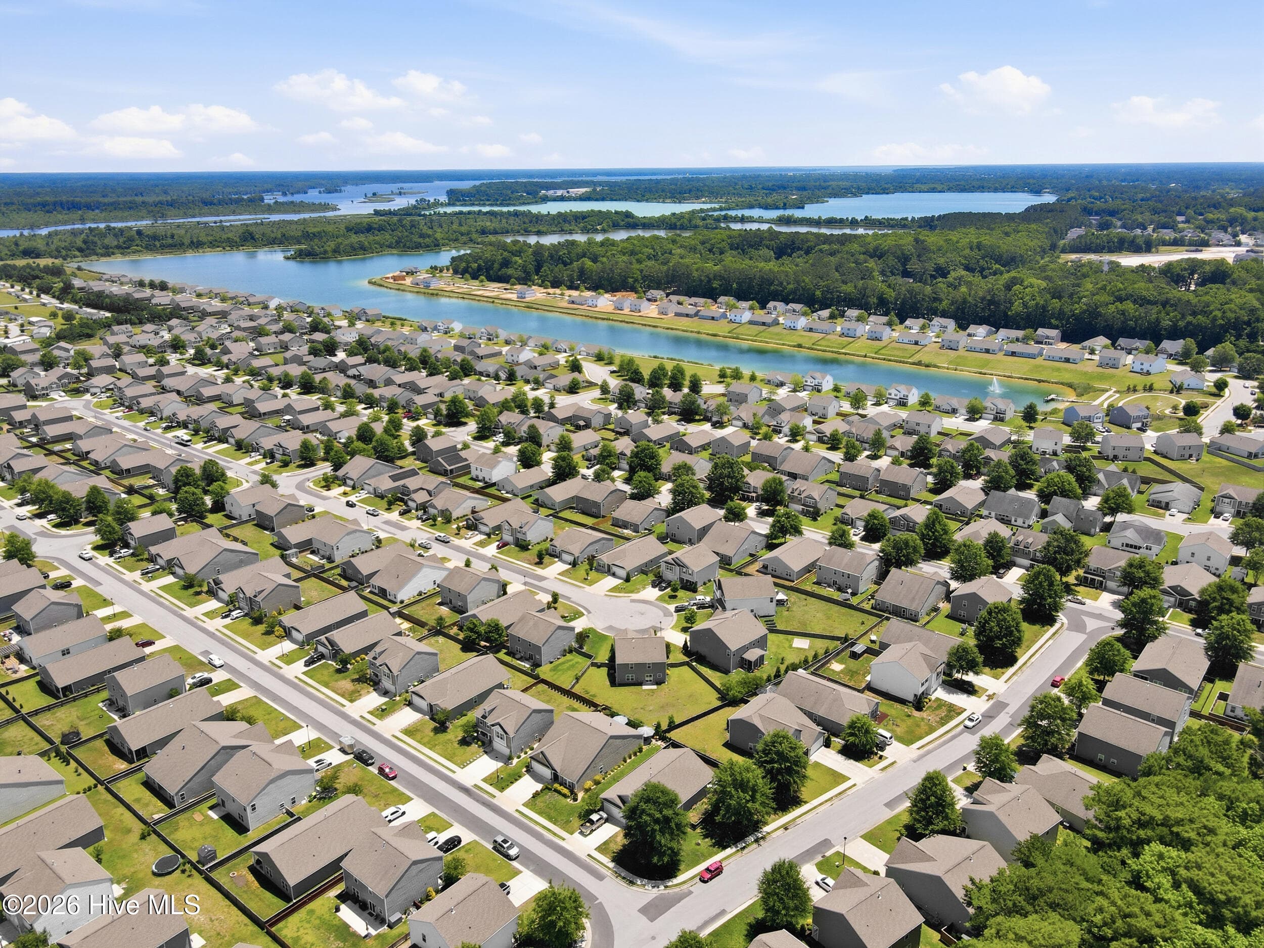 Aerial View - 302 Ginger Drive, New Bern, NC 28560
