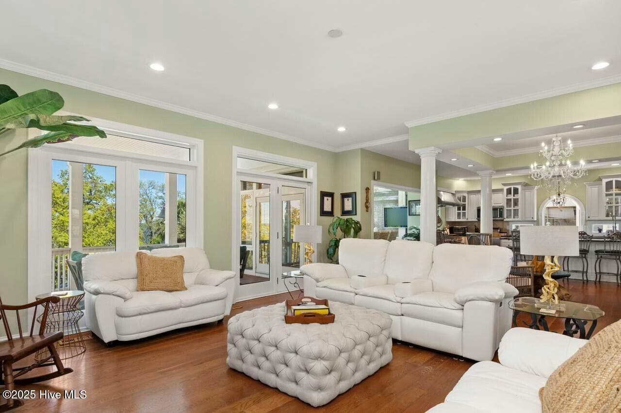 Living Room - 7012 Sound Drive, Emerald Isle, NC 28594