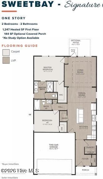 Sweetbay Floorplan - 3145 Weather Side Drive SE 157, Southport, NC 28461