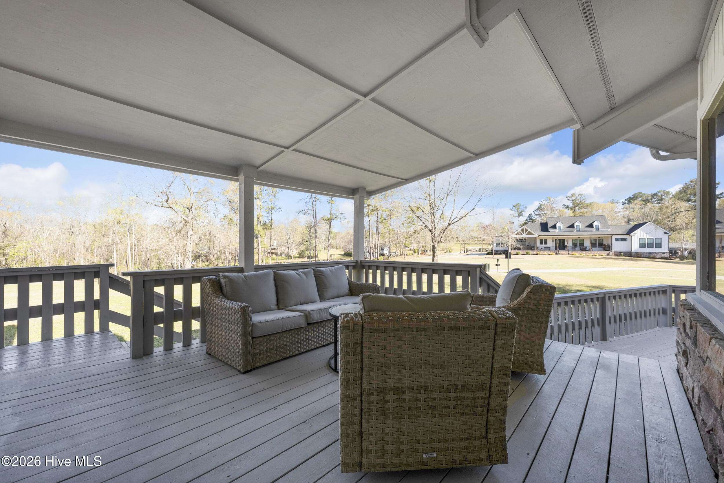 Sun porch view, two seperate rooms outdoors - 401 S Lake Drive, Thomson, GA 30824