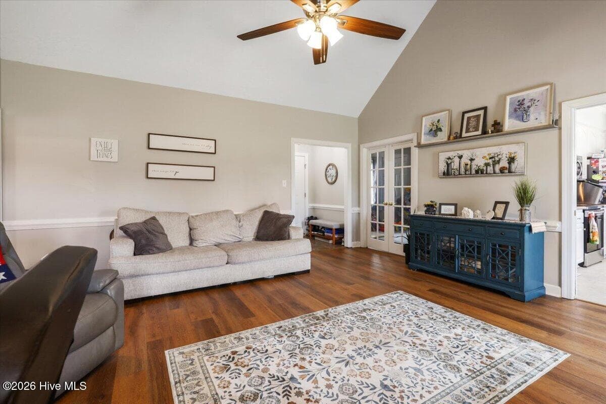 View from Fireplace - 105 Pointe Drive, La Grange, NC 28551