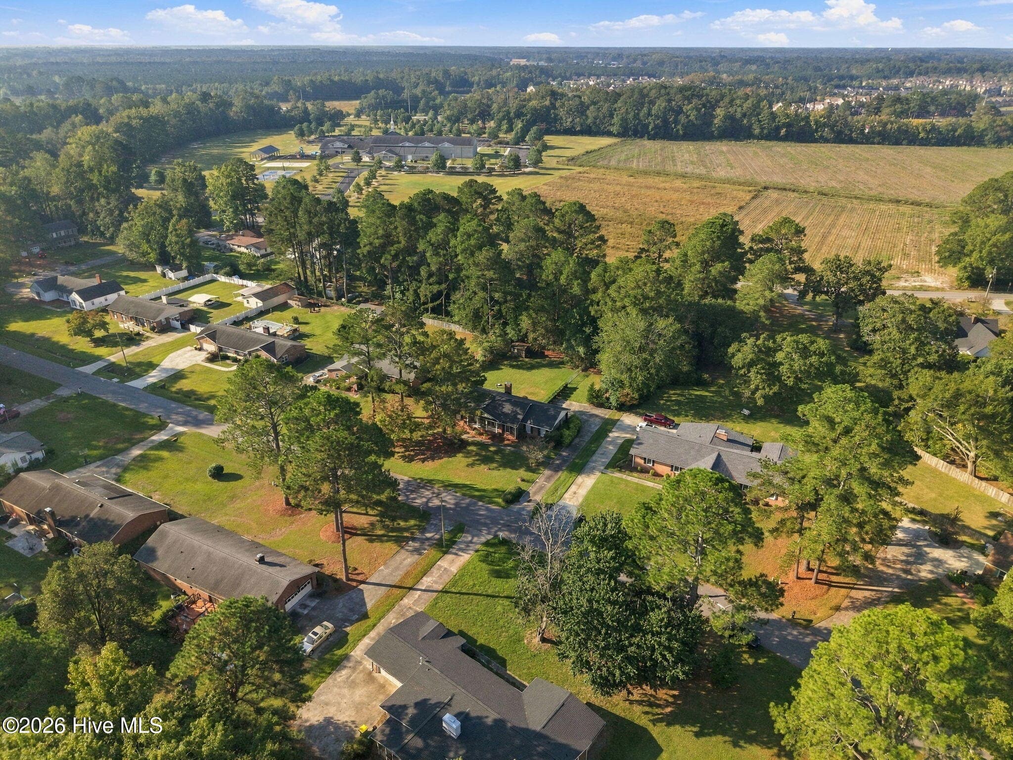 Ariel view of home - 109 Hardee Street, Greenville, NC 27858