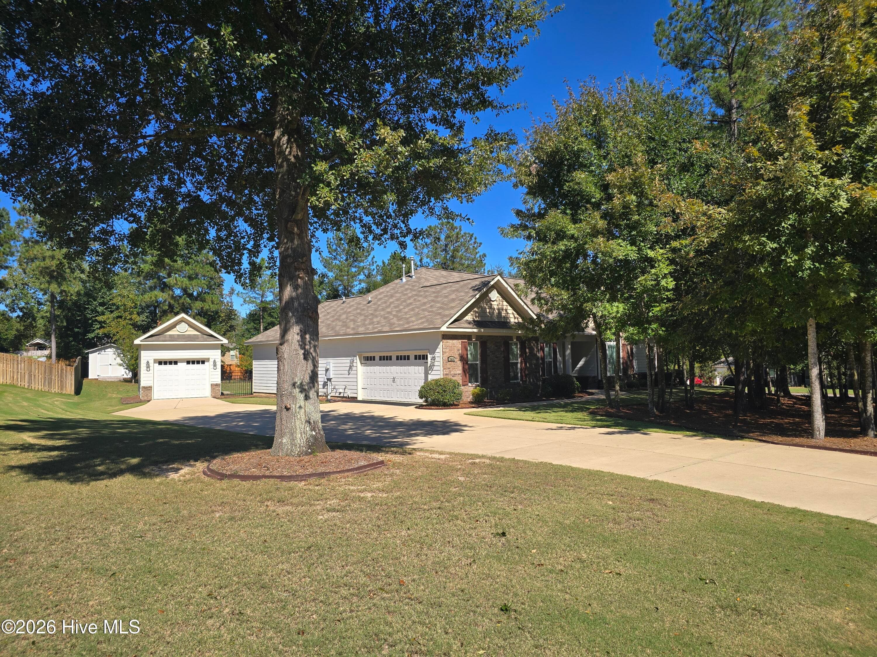 Side entry 2 car garage PLUS single car detached - 2016 Edenberry Row, Beech Island, SC 29842