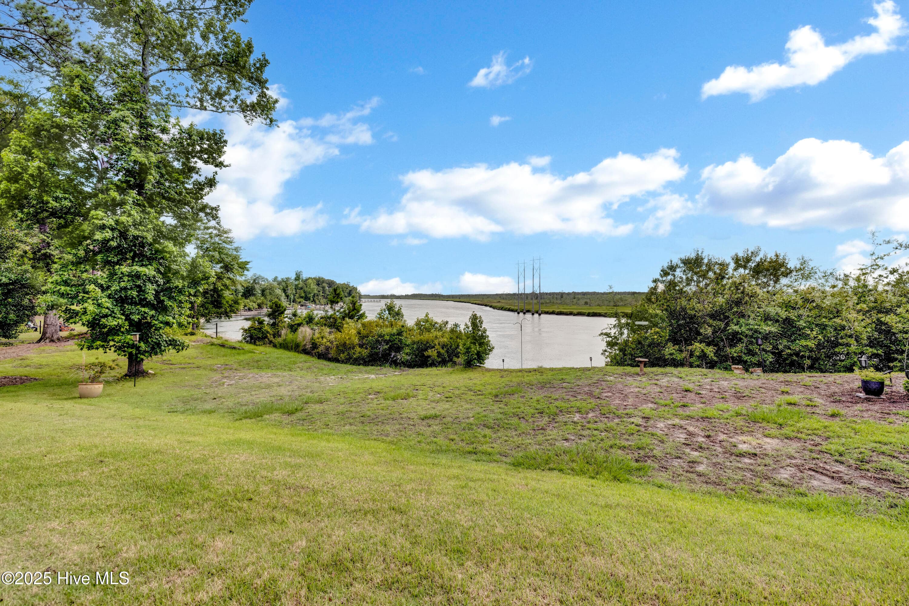 Backyard with river view - 3623 White Cliffs Drive, Castle Hayne, NC 28429