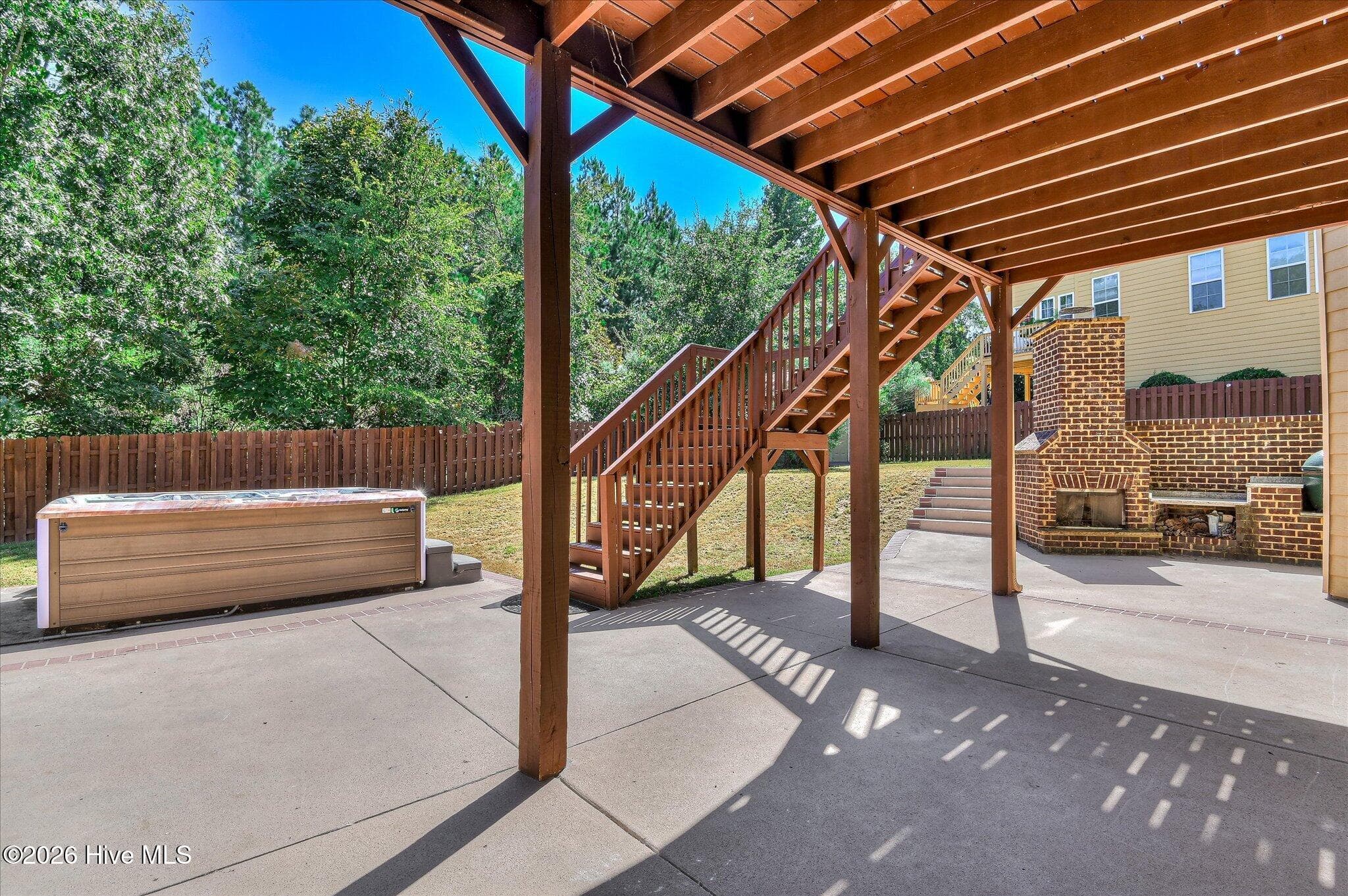 BACK PATIO - 552 Oconee Circle, Evans, GA 30809