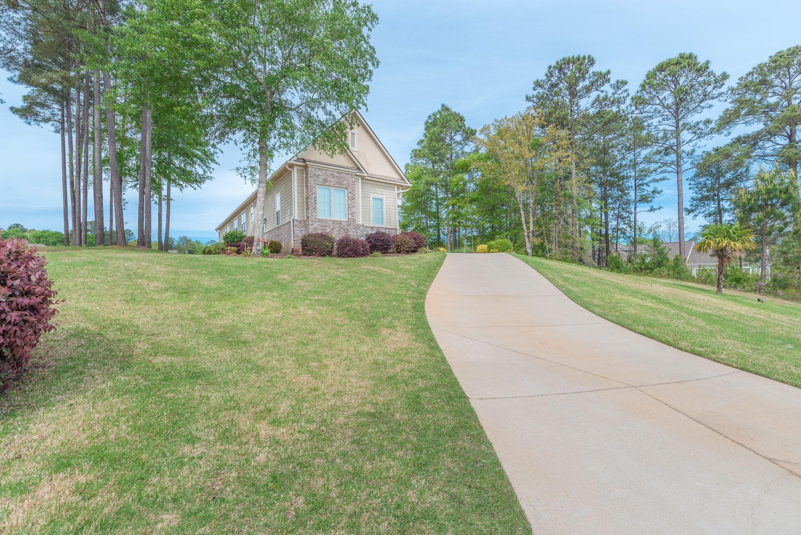 Front of home from left - 207 Quiet Oak Court, Aiken, SC 29803