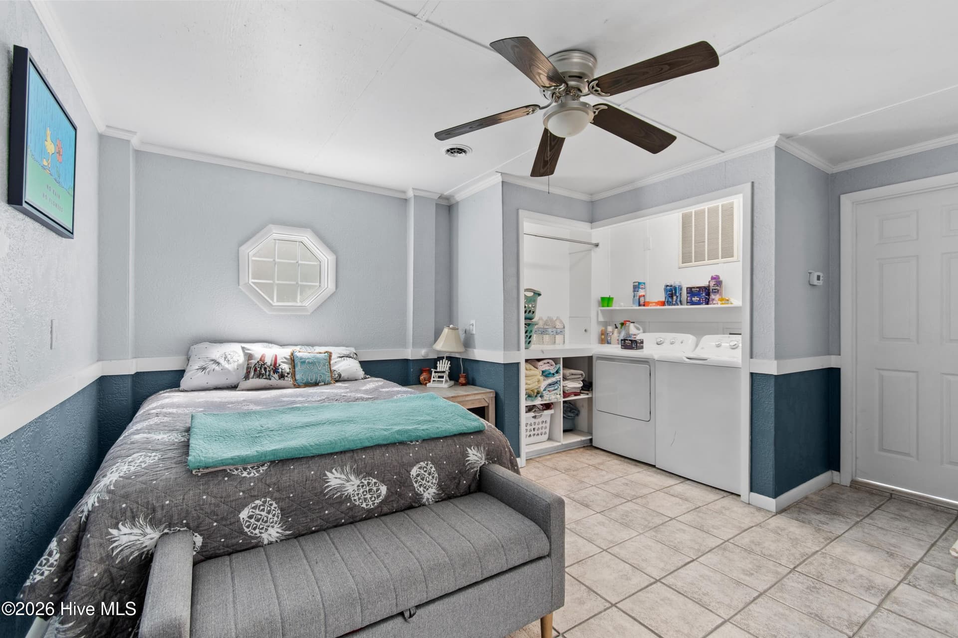 Ground floor bedroom #3. - 2024 Camelot Drive SW, Ocean Isle Beach, NC 28469
