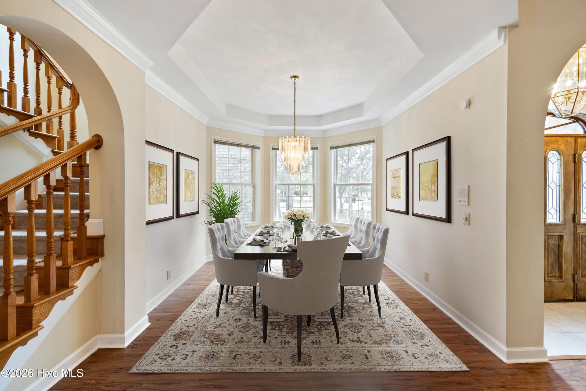 Dinning Room virtual staging - 1834 Quail Point SE, Bolivia, NC 28422