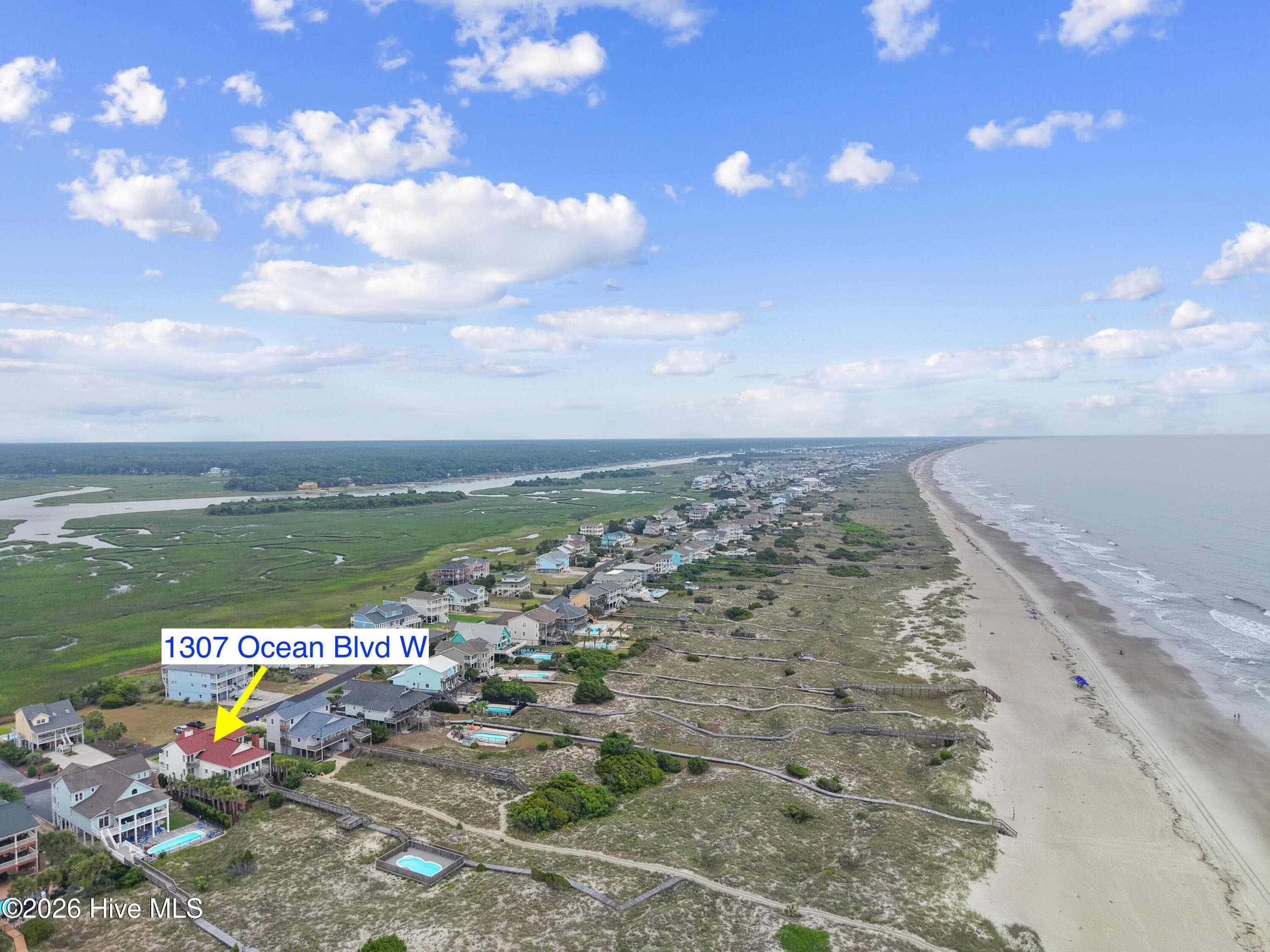 Single Family Residence at 1307 Ocean Boulevard W, Holden Beach, NC 28462, photo 94 of 109