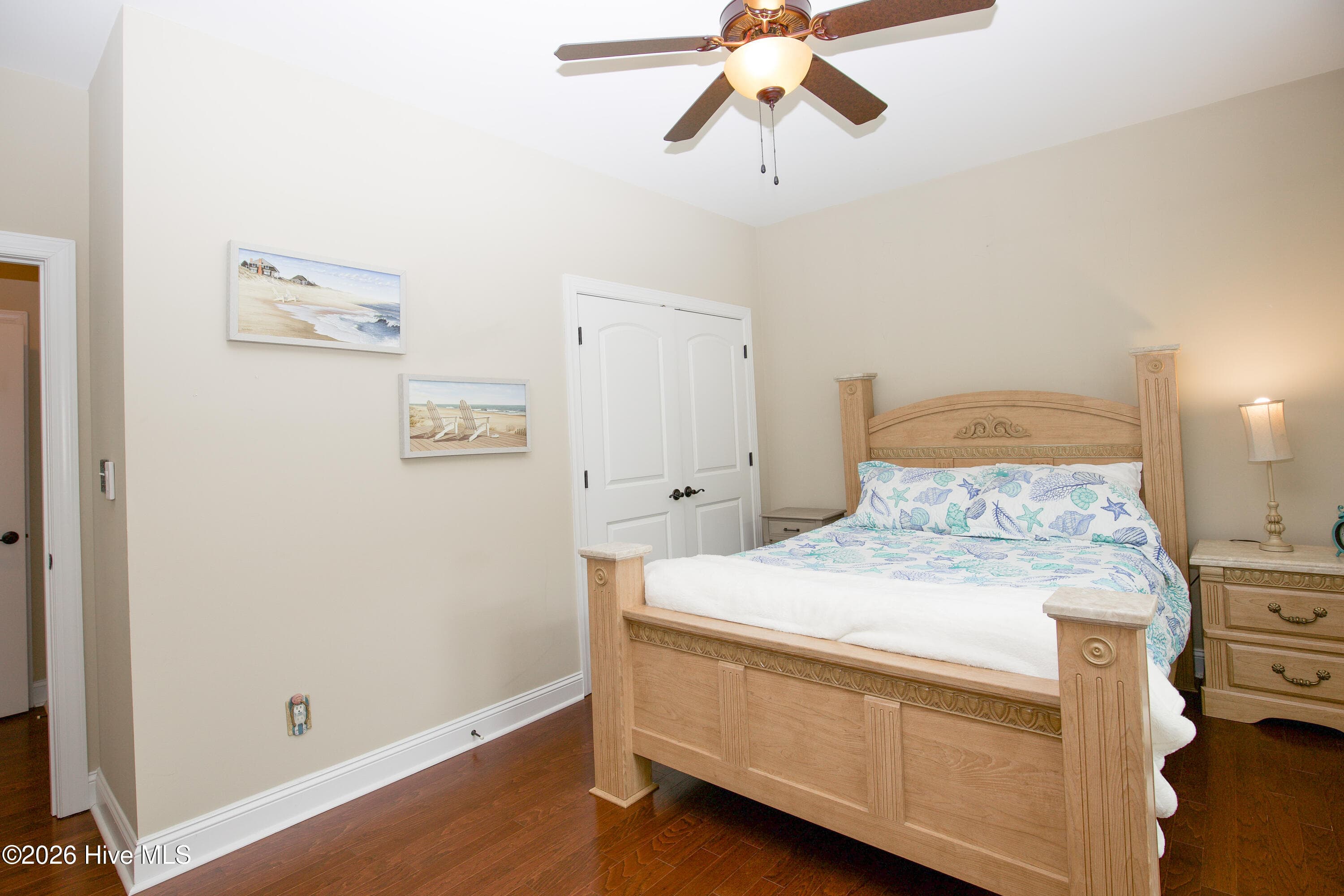 Second bedroom with a double-door closet. - 899 Seagull Drive, Vass, NC 28394, Vass