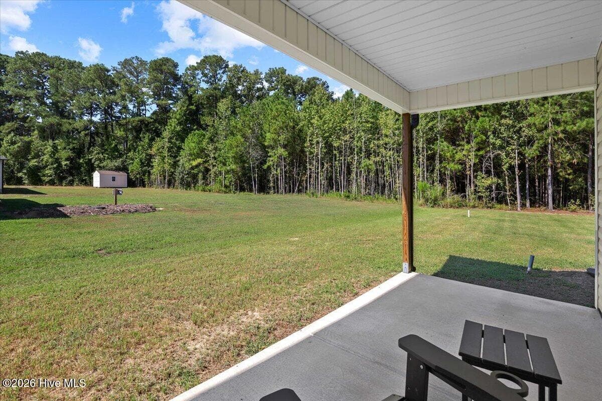 Covered Back Porch - 109 Windemere Lane, Goldsboro, NC 27530