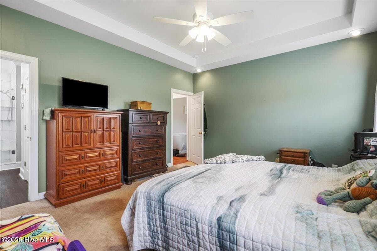 Master Bedroom angle - 105 Pointe Drive, La Grange, NC 28551