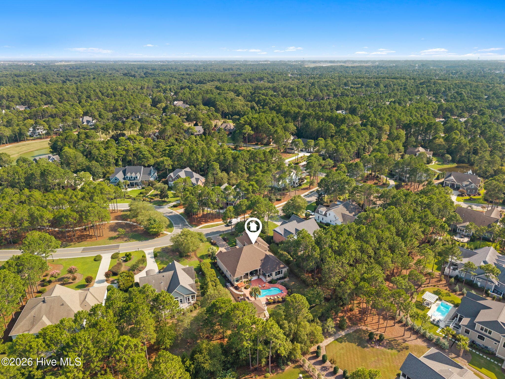 aerial - 3858 Ridge Crest Drive, Southport, NC 28461
