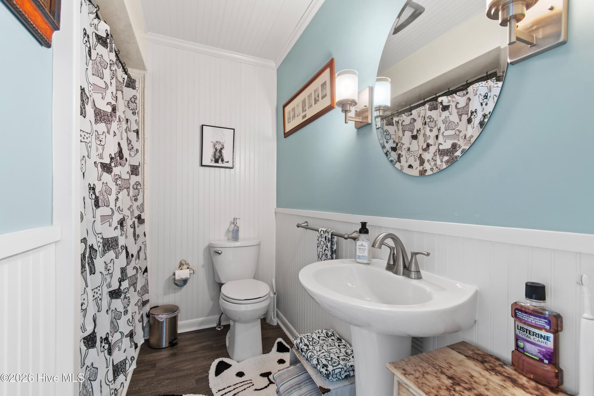Full bath in hallway. - 2024 Camelot Drive SW, Ocean Isle Beach, NC 28469