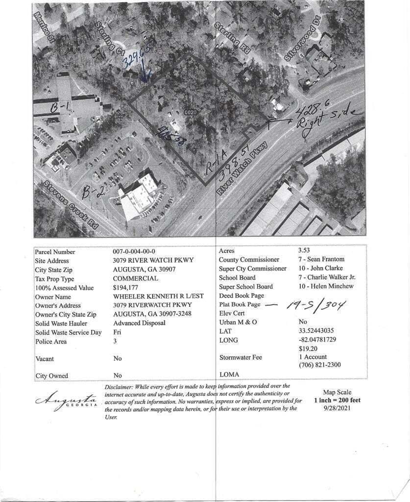 Commercial Sale at 3079 River Watch Parkway, Augusta, GA 30907, photo 3 of 14