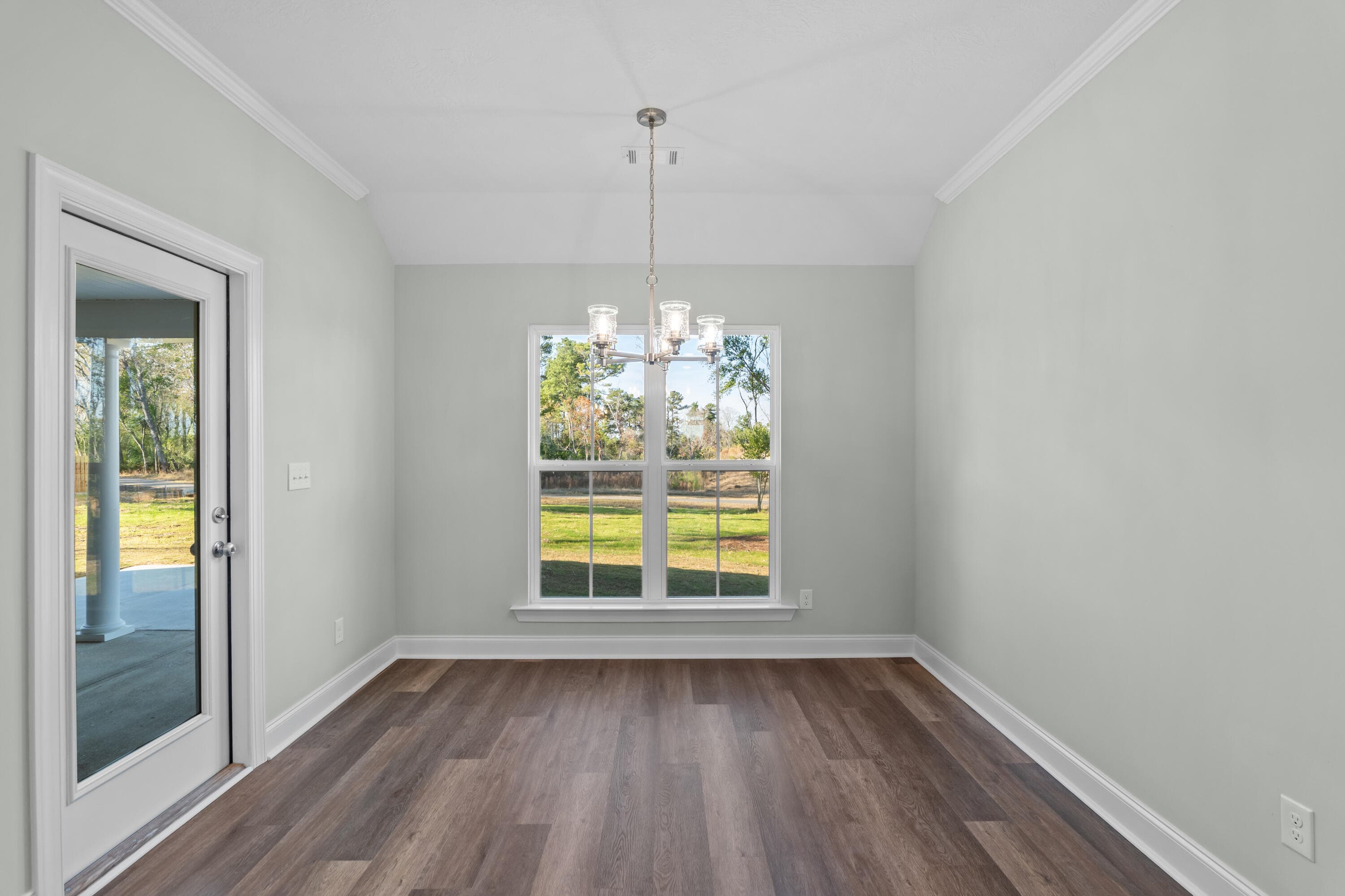 Dining Room with door that leads to rear porch - 1340 Bellingham Drive, Beech Island, SC 29842