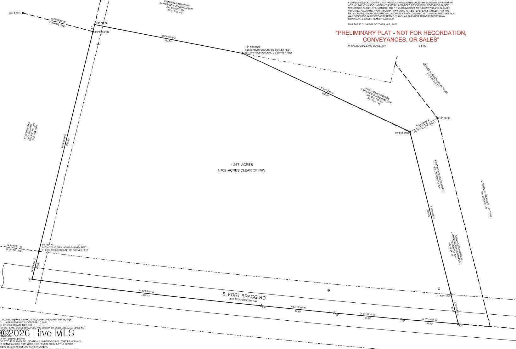 Survey - 0 S Fort Bragg Road, Southern Pines, NC 28387