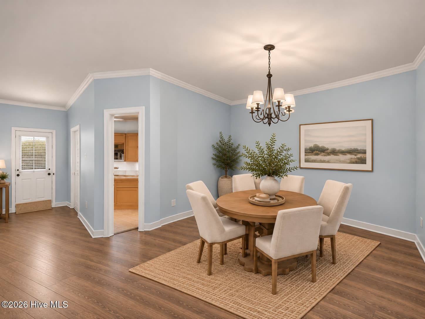 Virtually Staged Dining Area - 537 Bonham Avenue, Wilmington, NC 28403