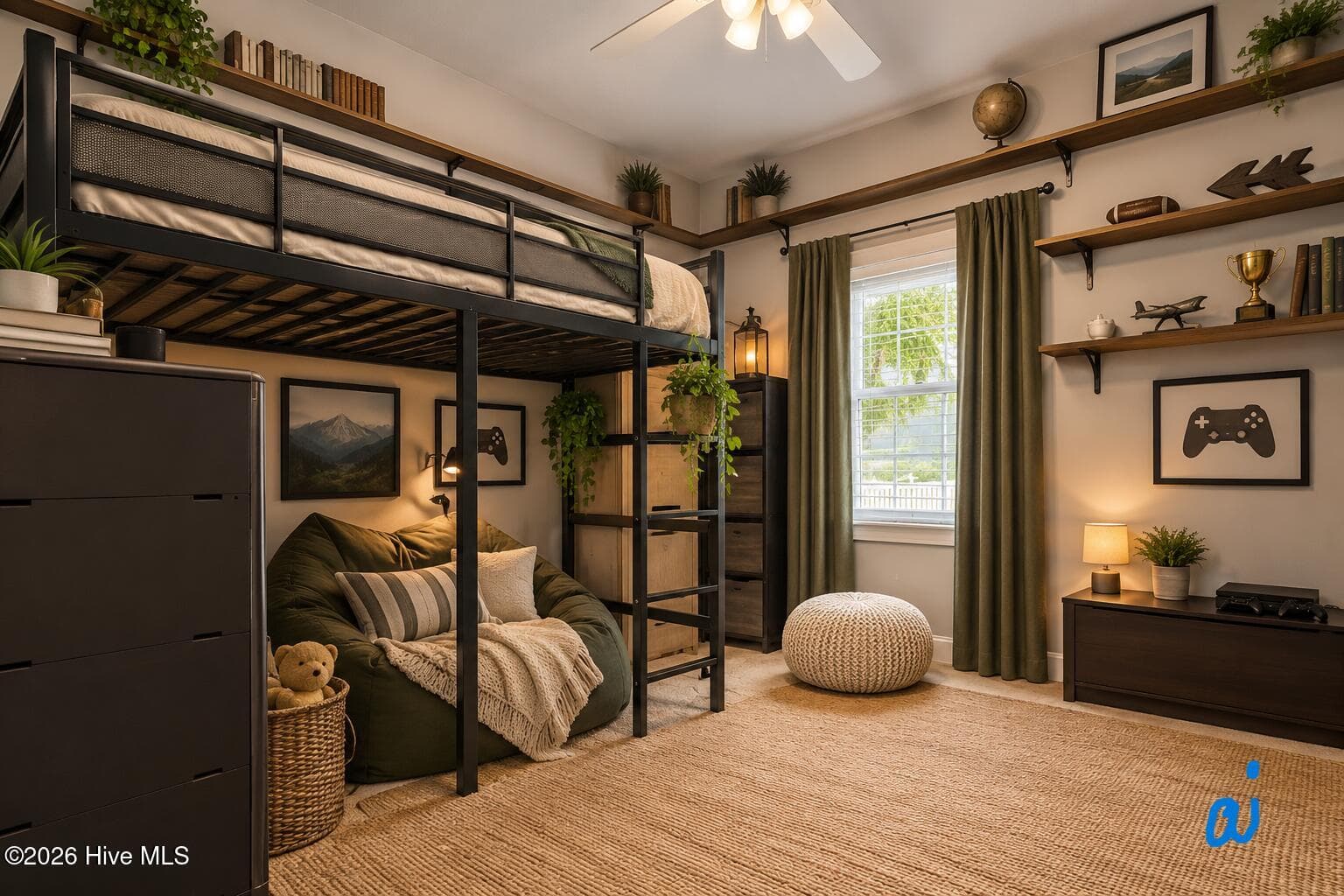 4th bedroom ai staging - 105 Pointe Drive, La Grange, NC 28551