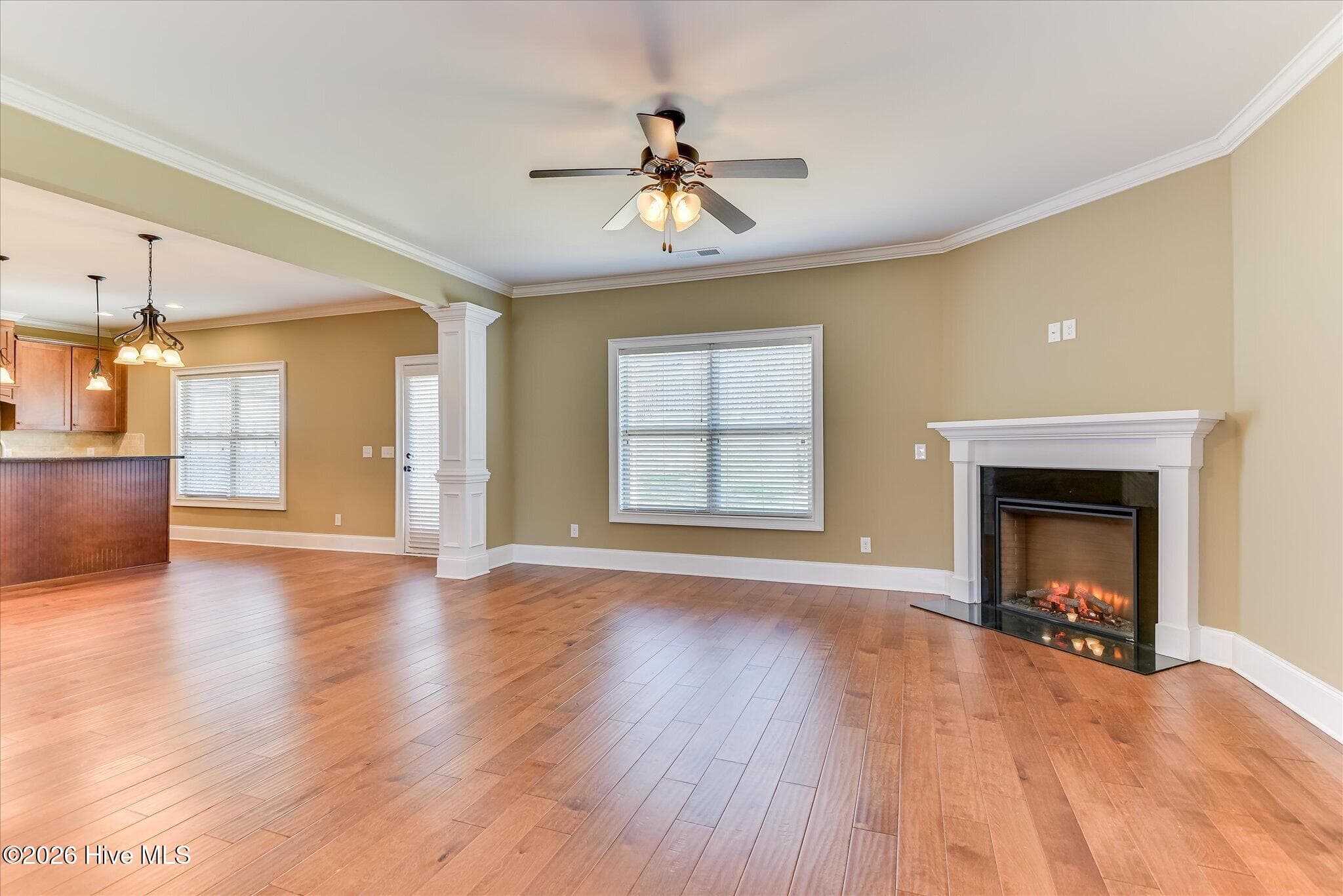 Living Room with Fire Place - 360 Bella Rose Drive, Evans, GA 30809