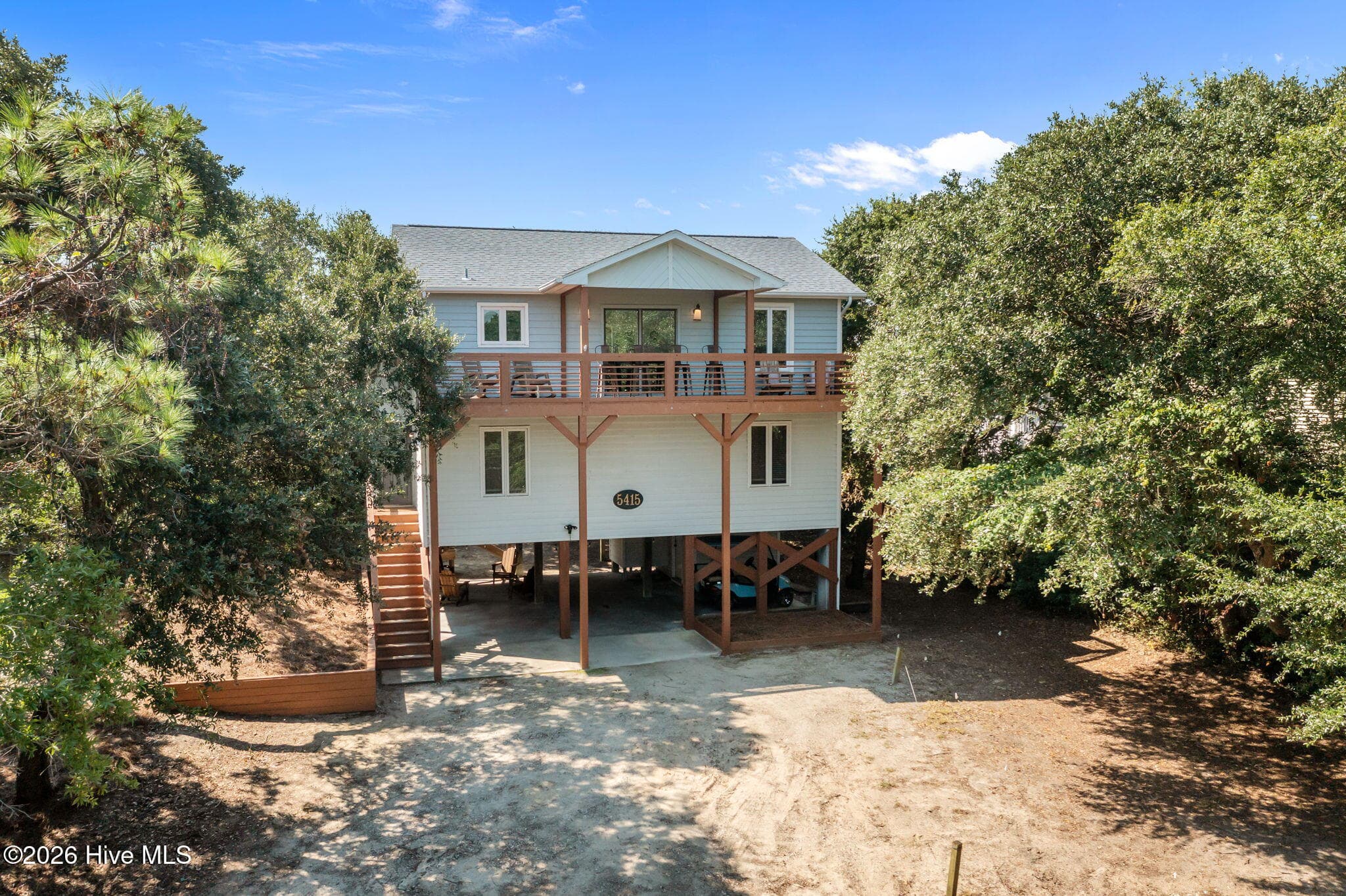 Front Elevation - 5415 Cedar Tree Lane, Emerald Isle, NC 28594
