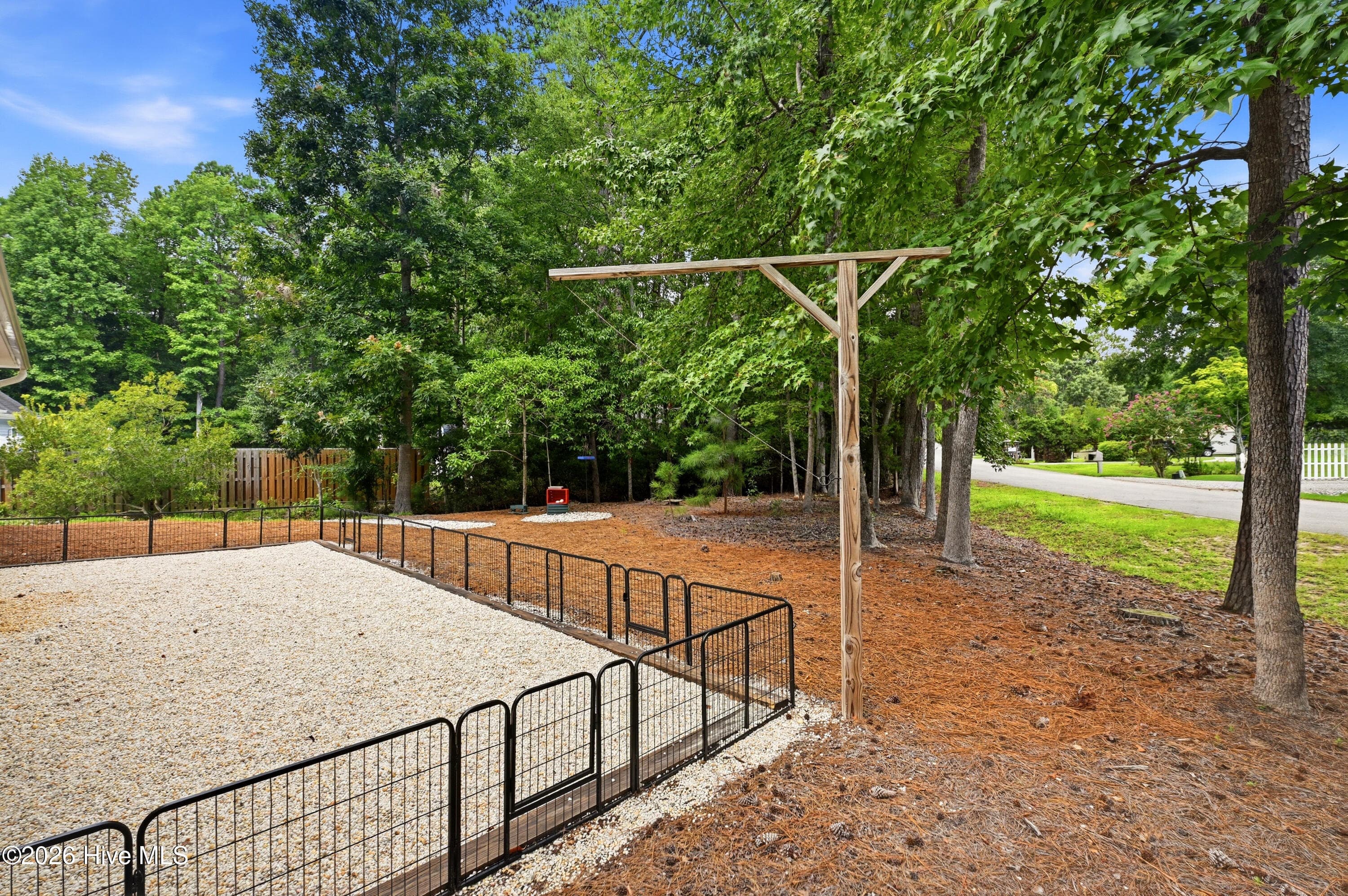 Private Backyard - 100 Hickory Circle, Hampstead, NC 28443