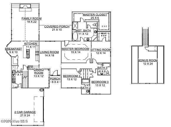 Single Family Residence at 2013 Sharpnose Street, New Bern, NC 28562, photo 4 of 14