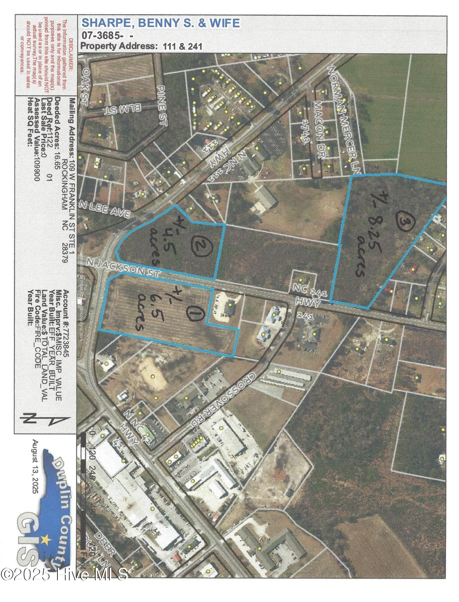 Unimproved Land at 111 241 Highway Lot 1, Beulaville, NC 28518, photo 4 of 5