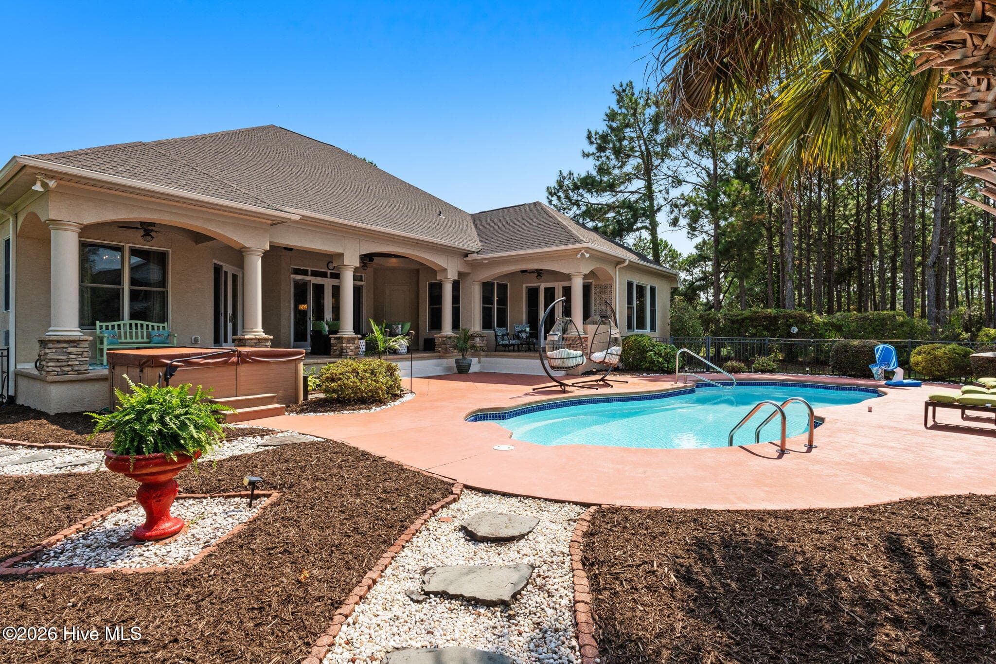 View of back of house - 3858 Ridge Crest Drive, Southport, NC 28461