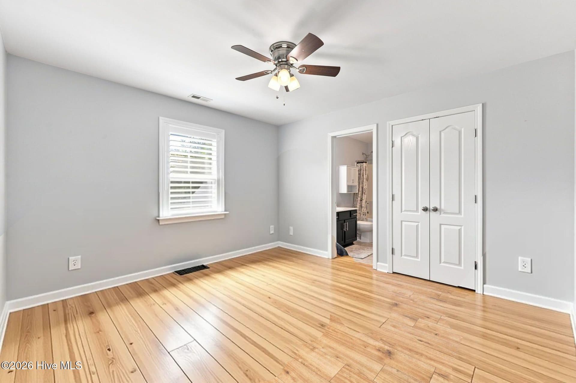 Upstairs Guest Bedroom 1 with Ensuite Virtually Cleared - 108 Katydid Court, Hampstead, NC 28443