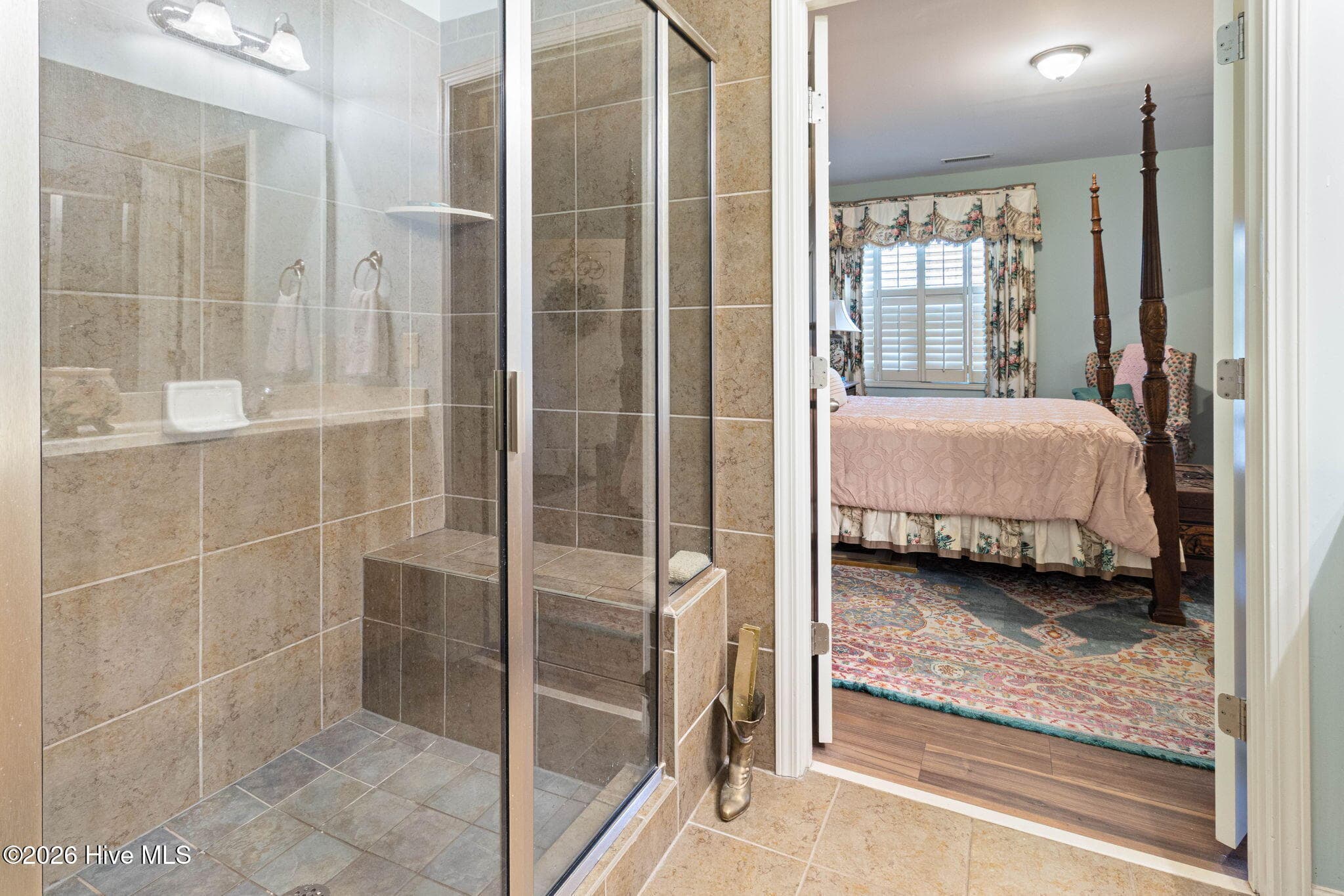 Walk In Shower With Sitting Ledge - 45 Crosby Lane, Garner, NC 27529