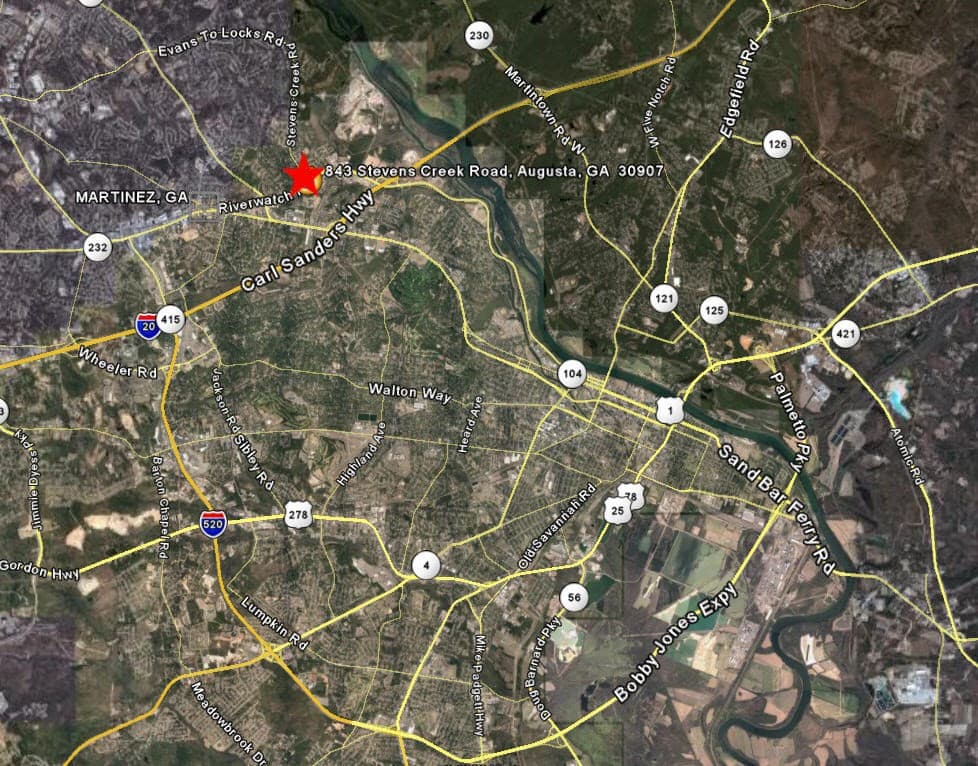 Unimproved Land at 843 Stevens Creek Road, Martinez, GA 30907, photo 4 of 6