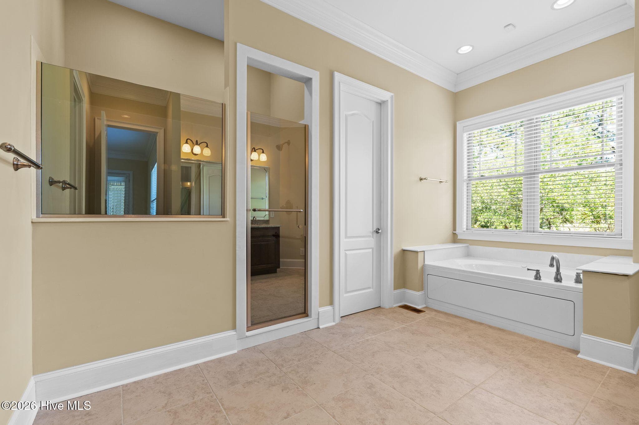Large walk-in shower. - 9274 Oldfield Road NW, Calabash, NC 28467