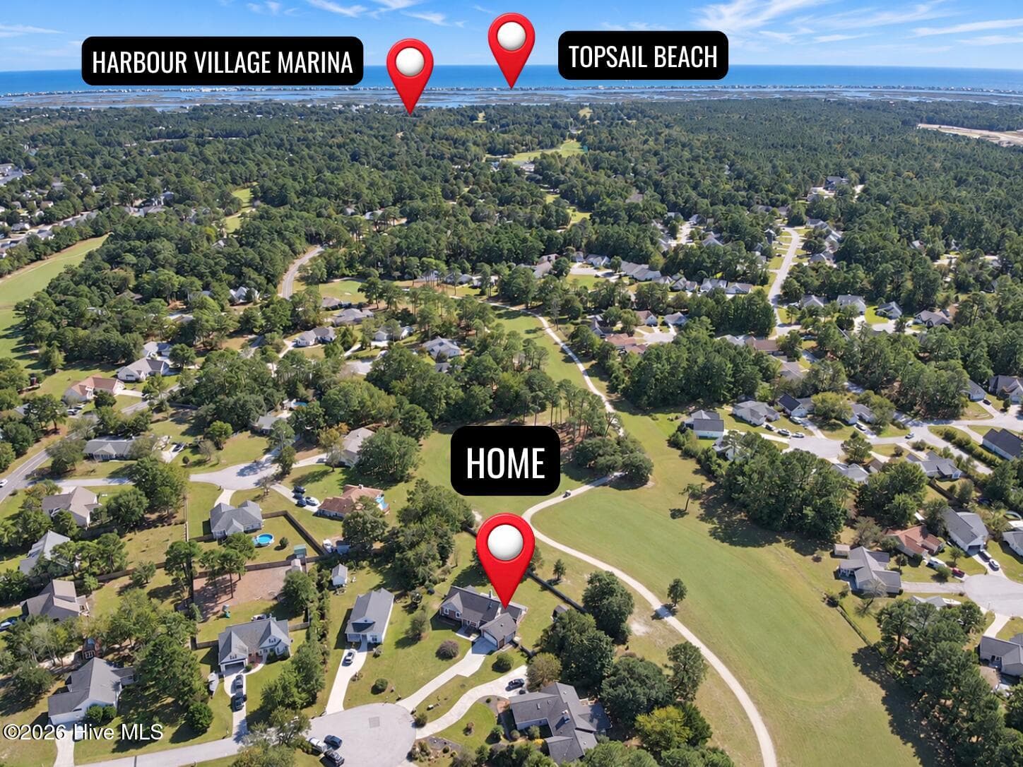 Single Family Residence at 107 Bogey Court, Hampstead, NC 28443, photo 46 of 55