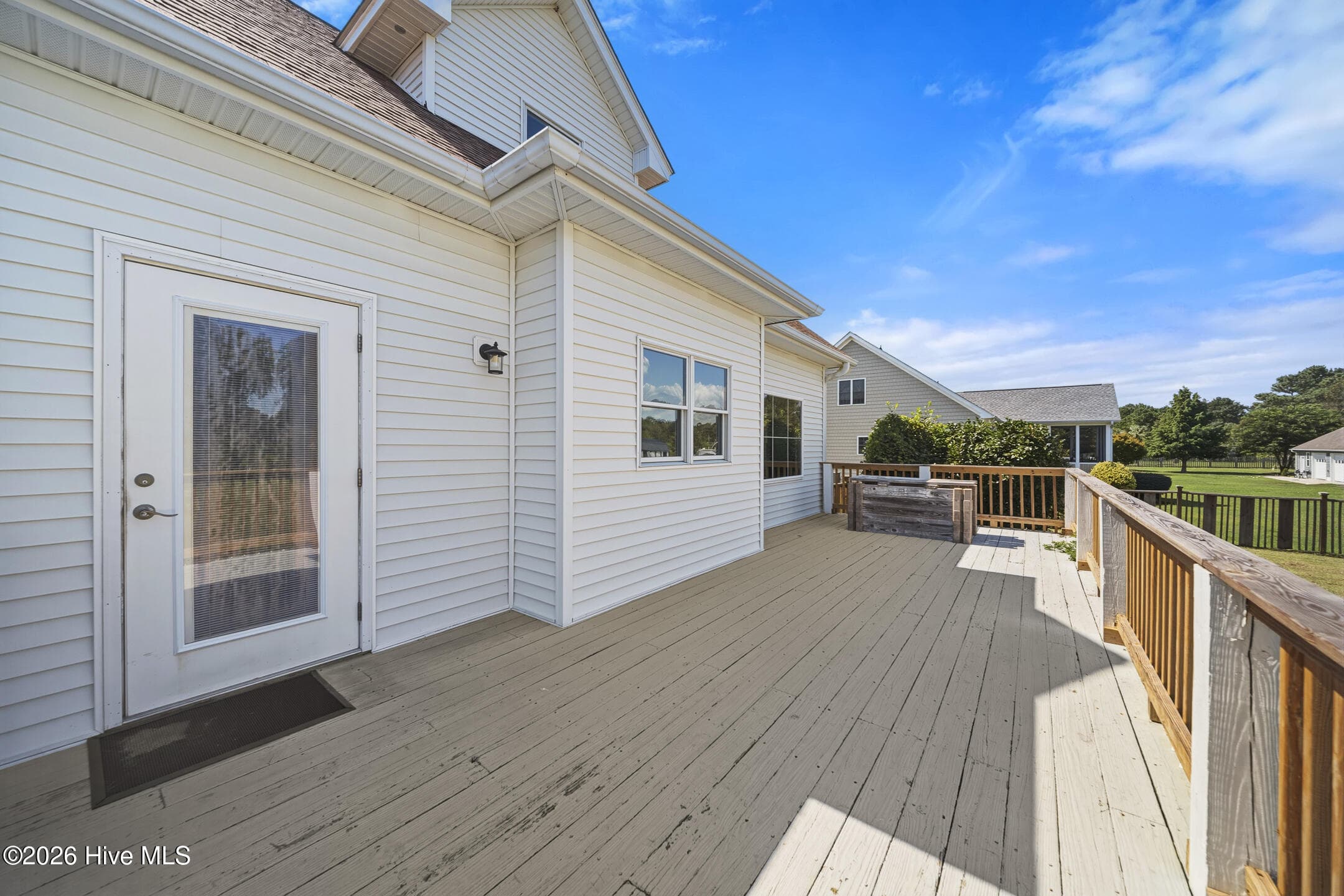 Back Deck - 117 Middle Point Road, Hampstead, NC 28443
