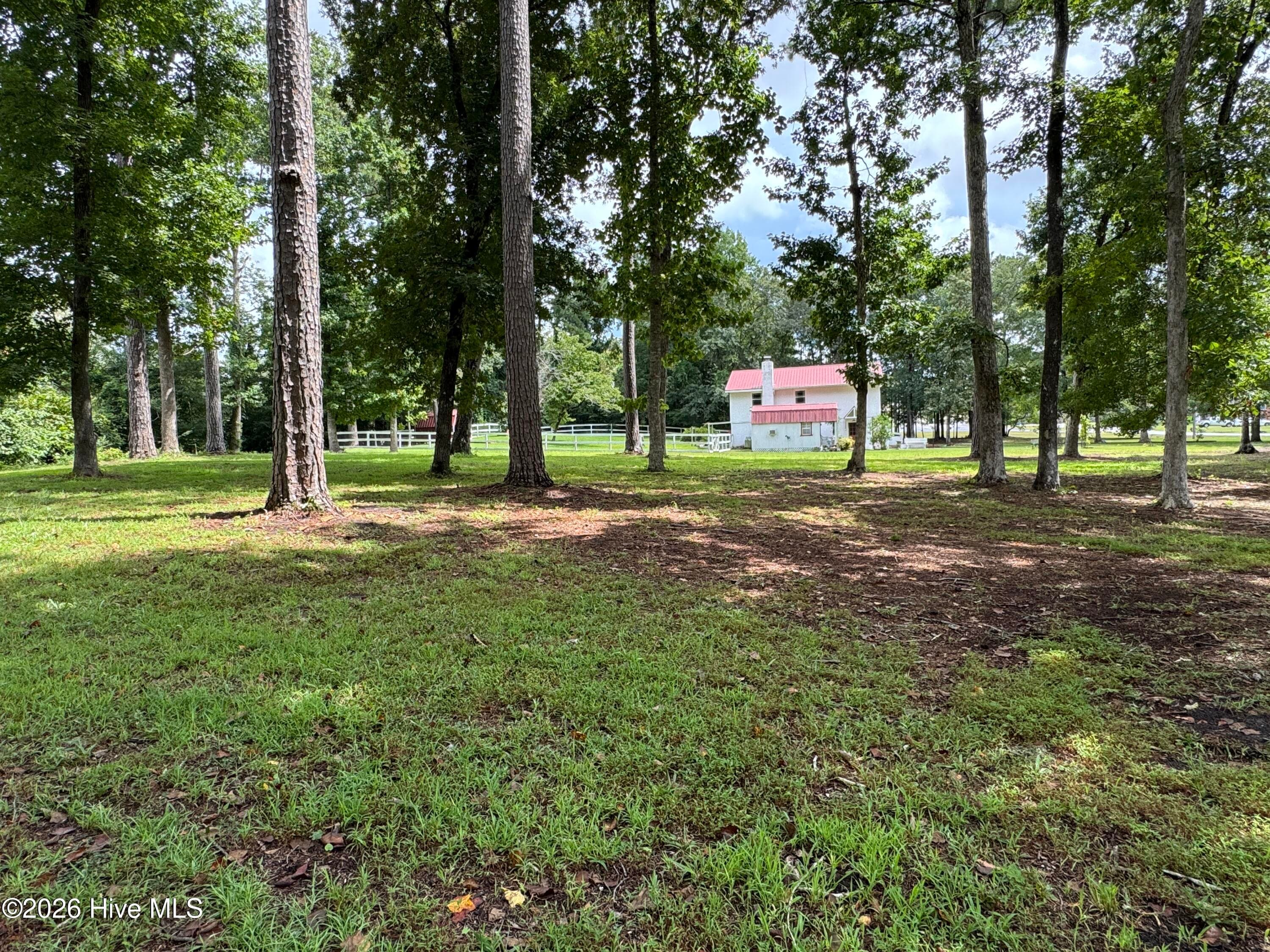 This shows the property in perspective with the two additional lots. Lots of space. - 118 Oakwood Drive, Havelock, NC 28532