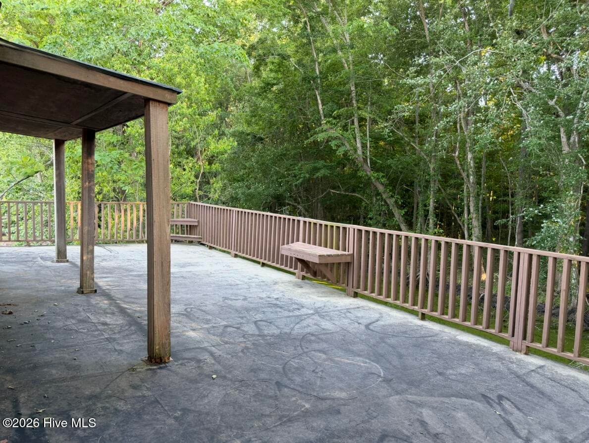 upstairs back deck overlooking canal - 2704 Waccamaw Shores Road, Lake Waccamaw, NC 28450