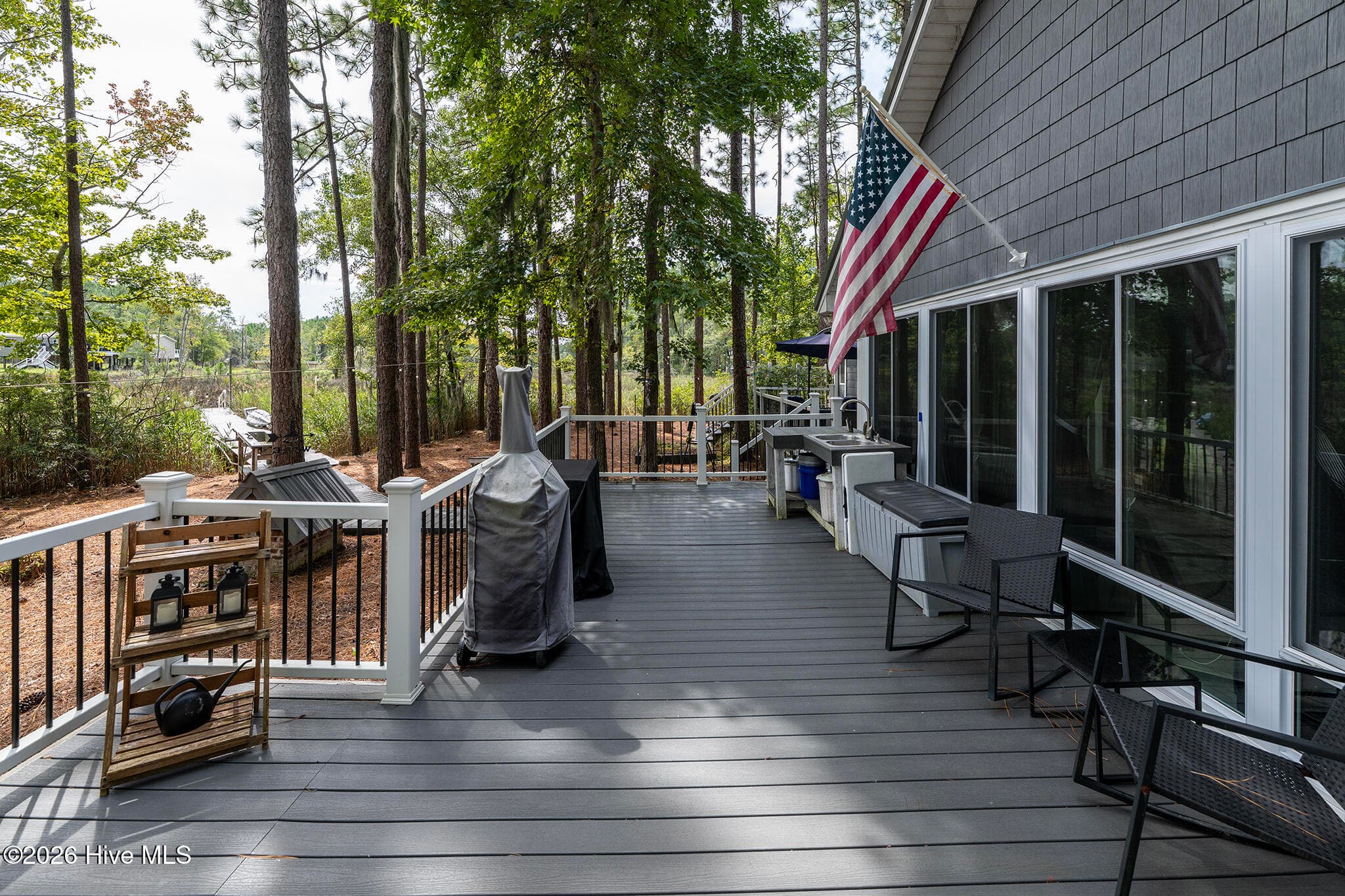 Back Deck - 106 Windlass Way, Aurora, NC 27806