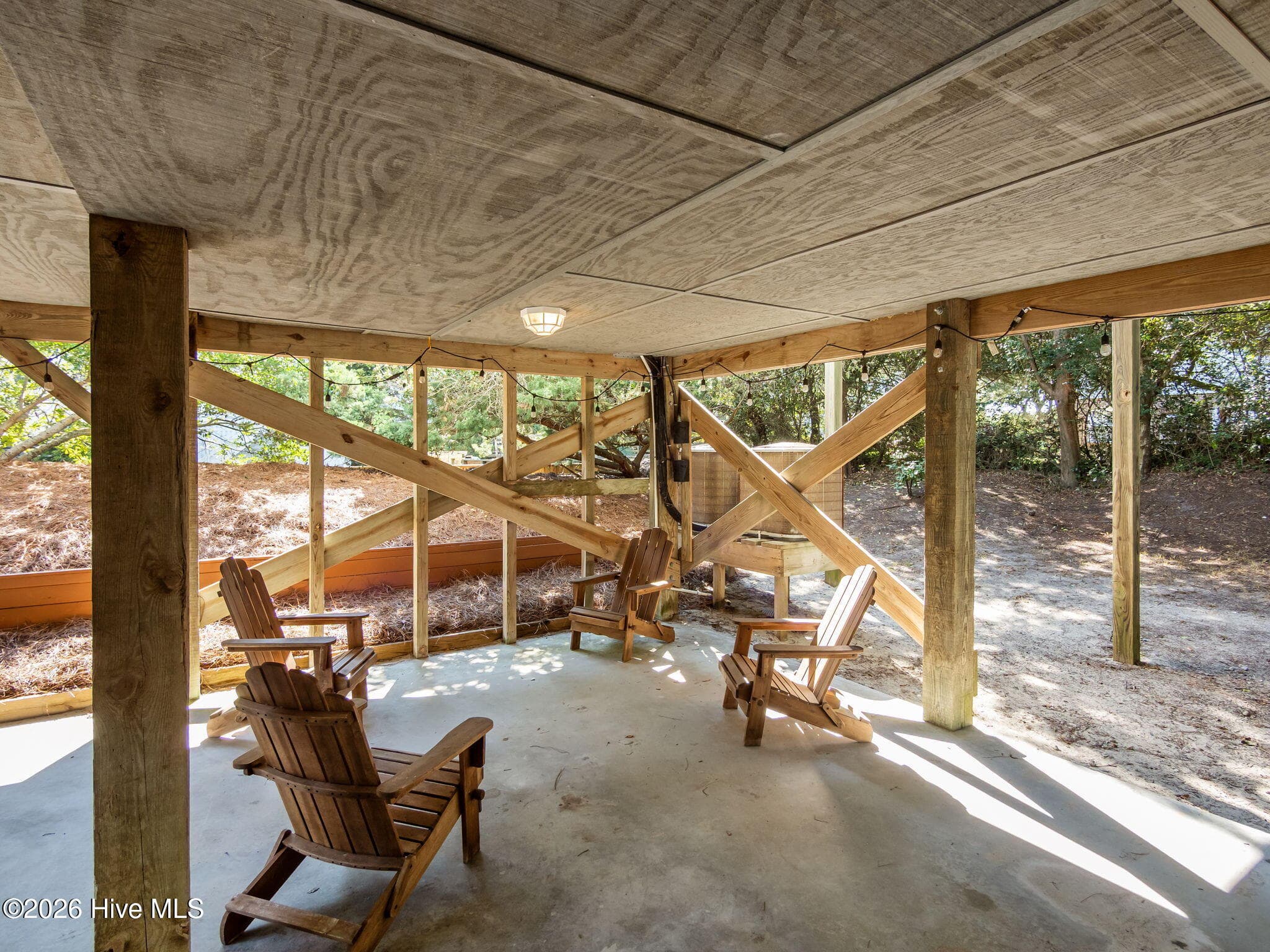 Covered Patio Space - 5415 Cedar Tree Lane, Emerald Isle, NC 28594