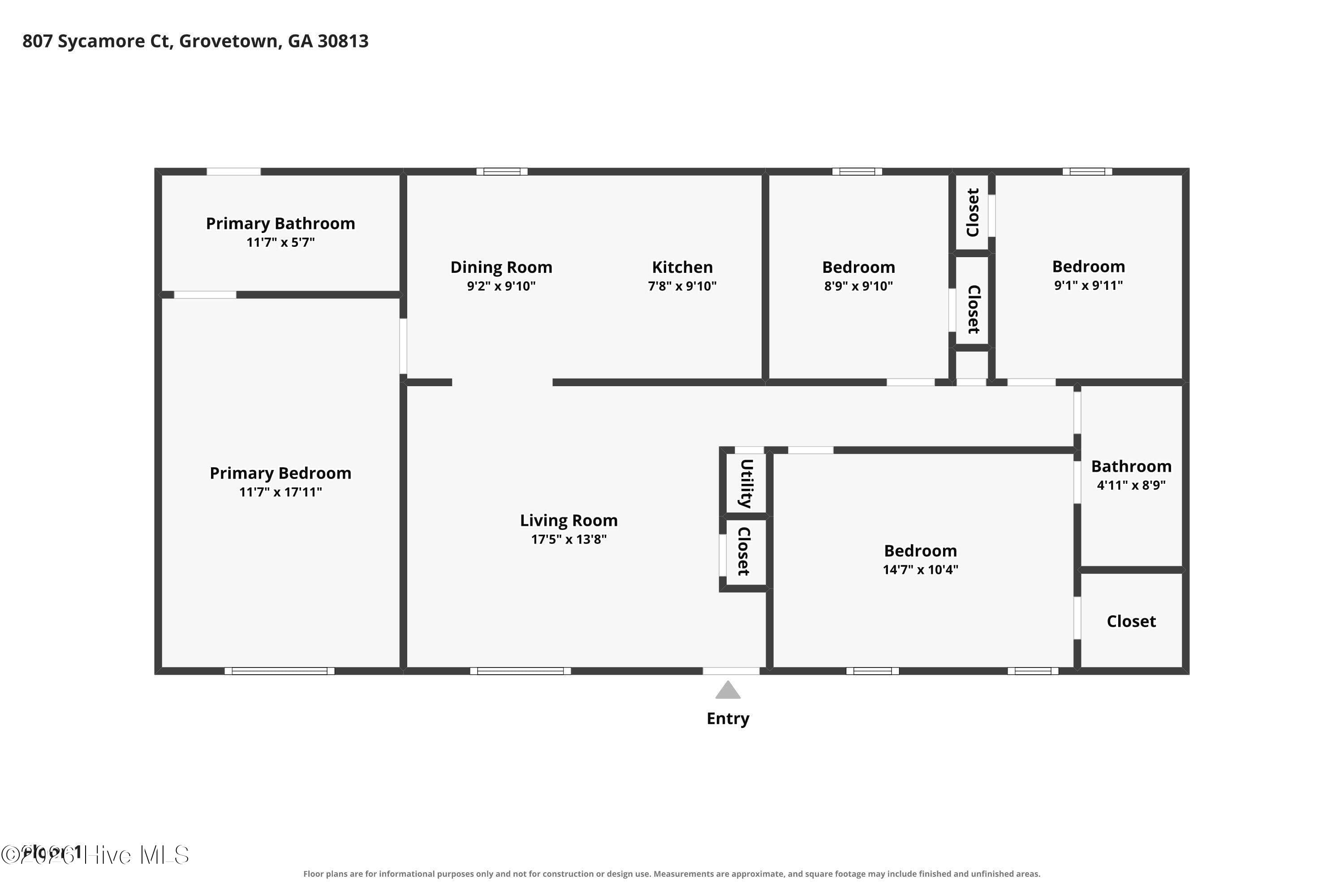 Single Family Residence at 807 Sycamore Court, Grovetown, GA 30813, photo 17 of 17