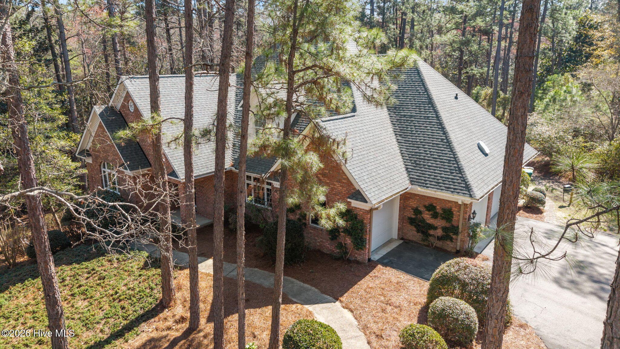 Drone view of the home. - 22 Lochmere Drive, Pinehurst, NC 28374