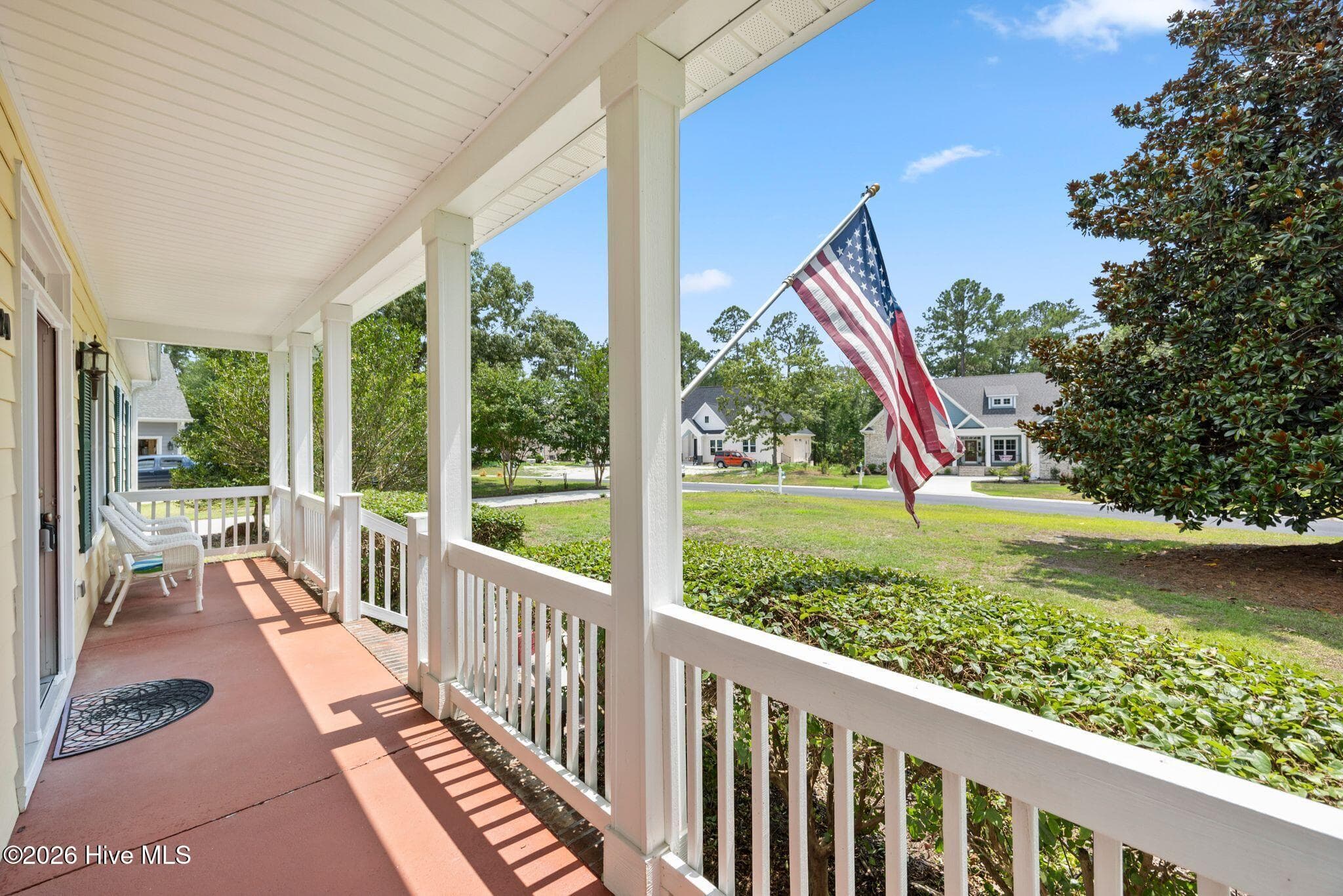 Plenty of room for your front porch furniture! - 1620 Golfers Ridge Drive SE, Bolivia, NC 28422