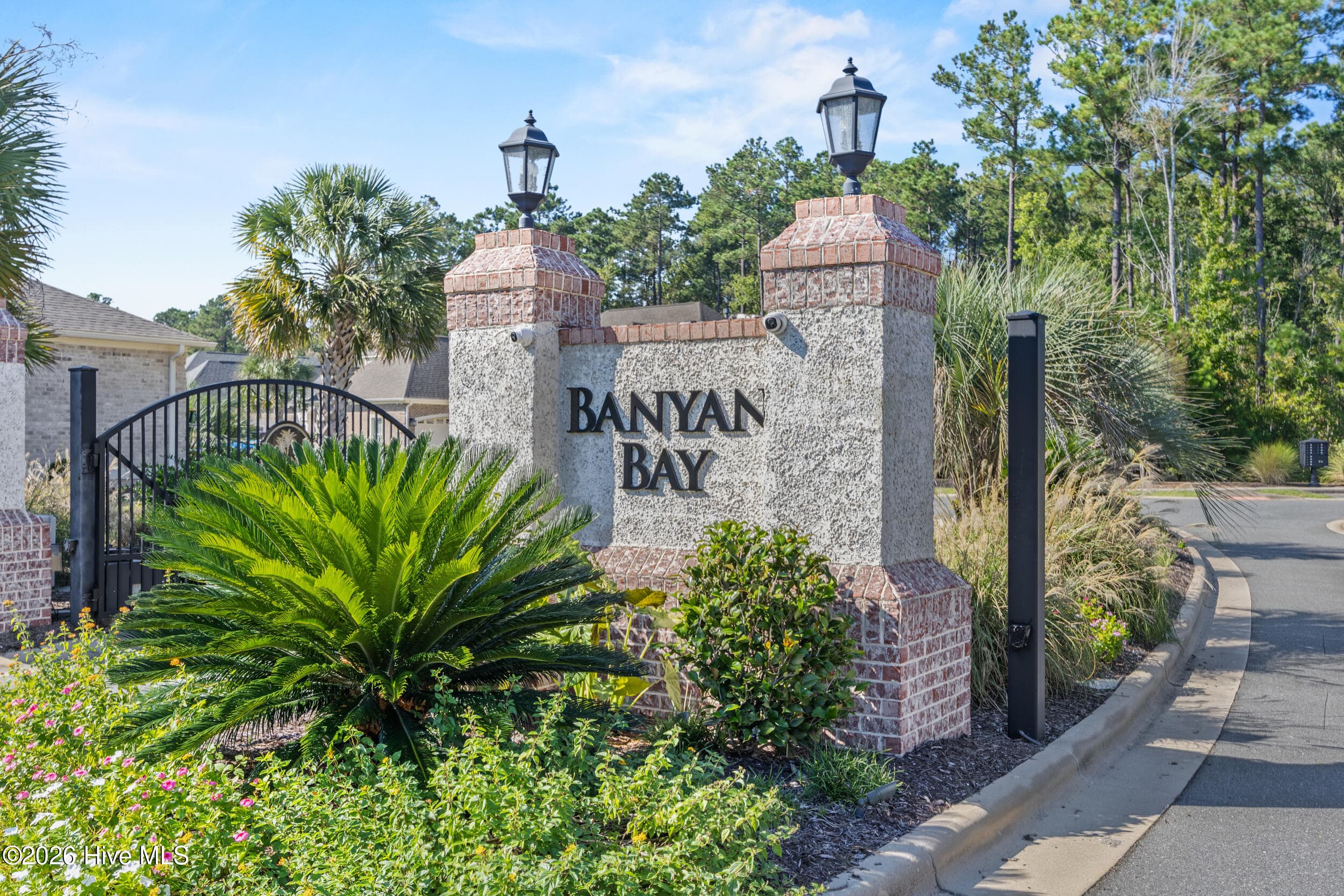 Gated entrance - 4057 Batik Court, Leland, NC 28451
