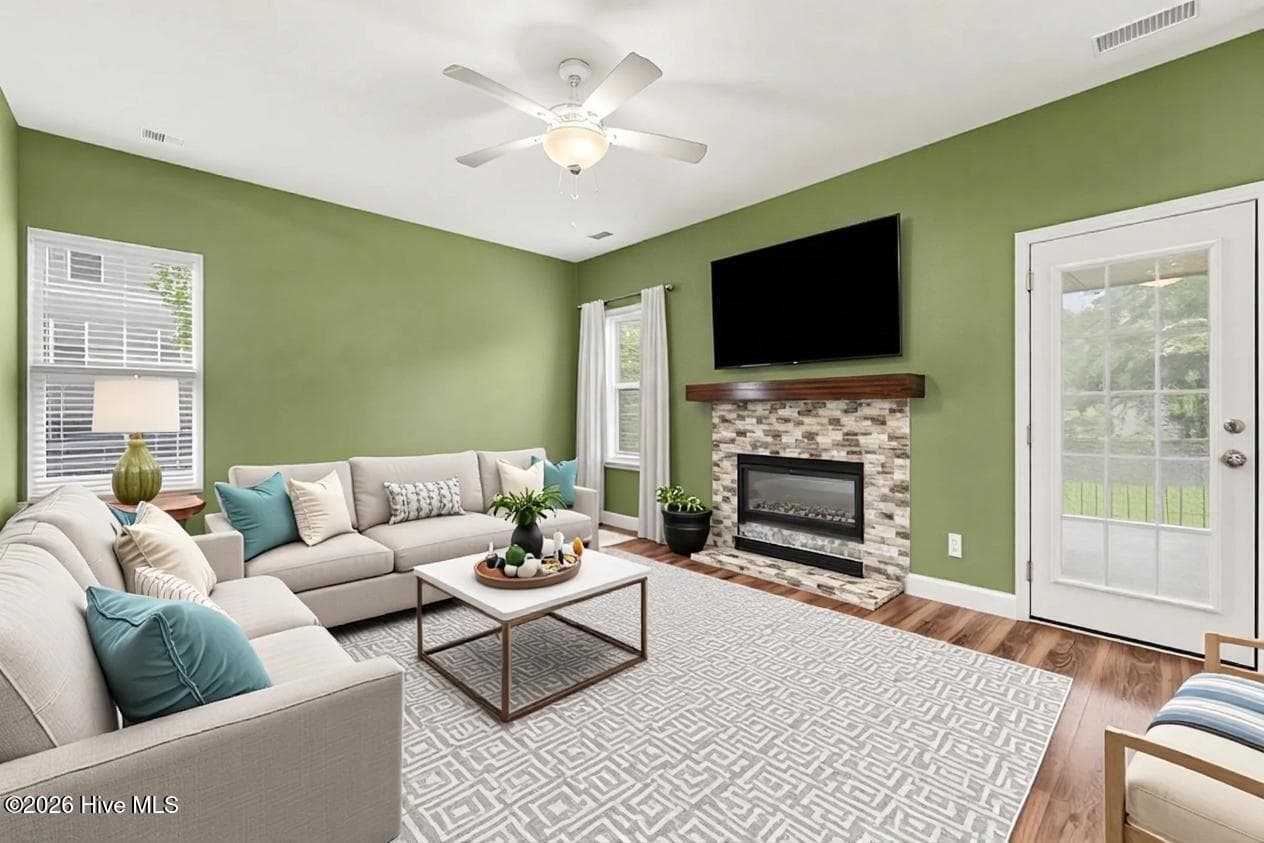 Virtually staged - 89 Bison Lane, Lillington, NC 27546