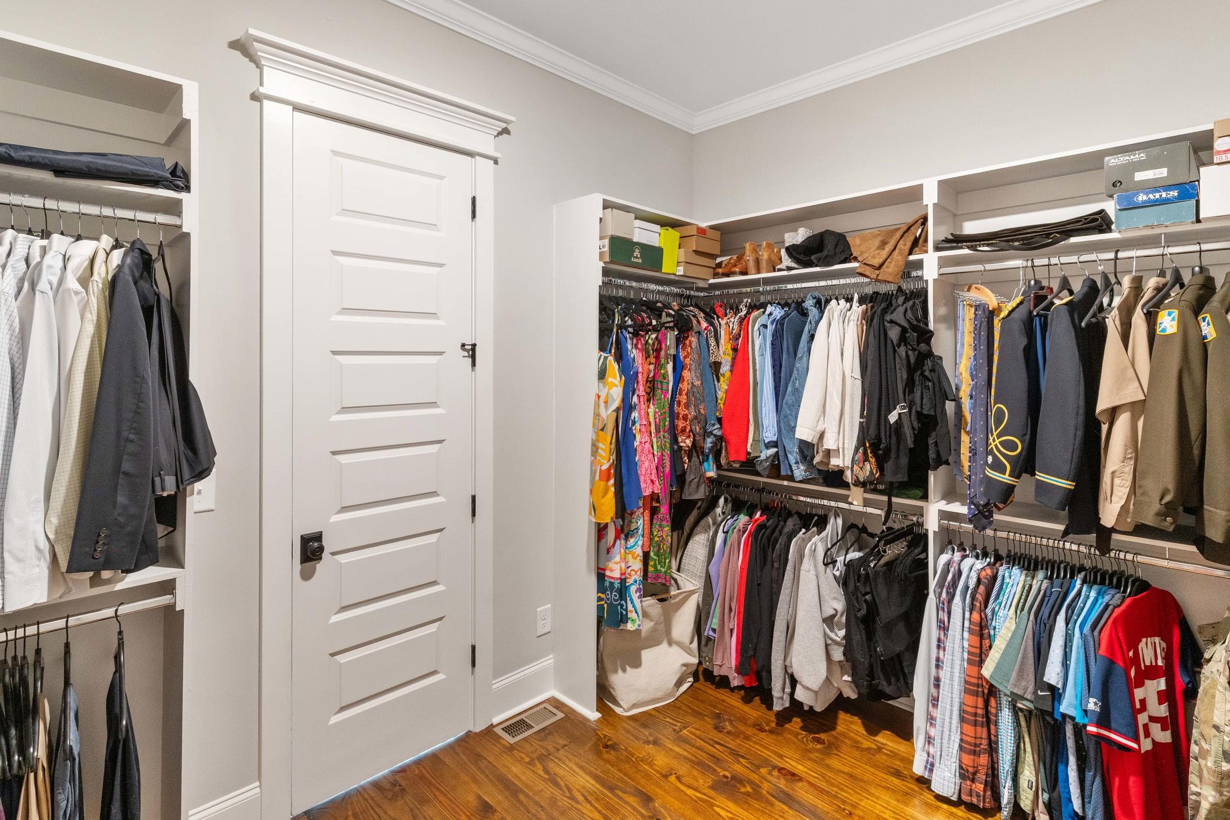 Primary Closet with doors to laundry room and primary spa - 4304 Sabal Drive, Evans, GA 30809