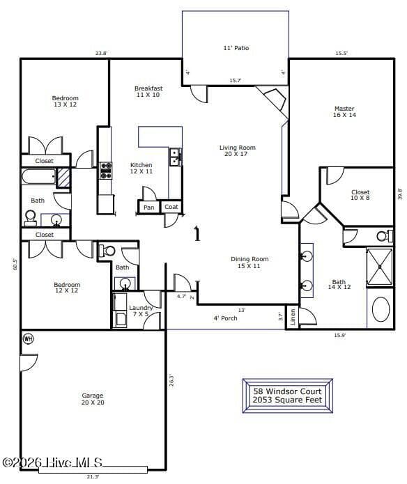 Single Family Residence at 58 Windsor Court, Hampstead, NC 28443, photo 49 of 49