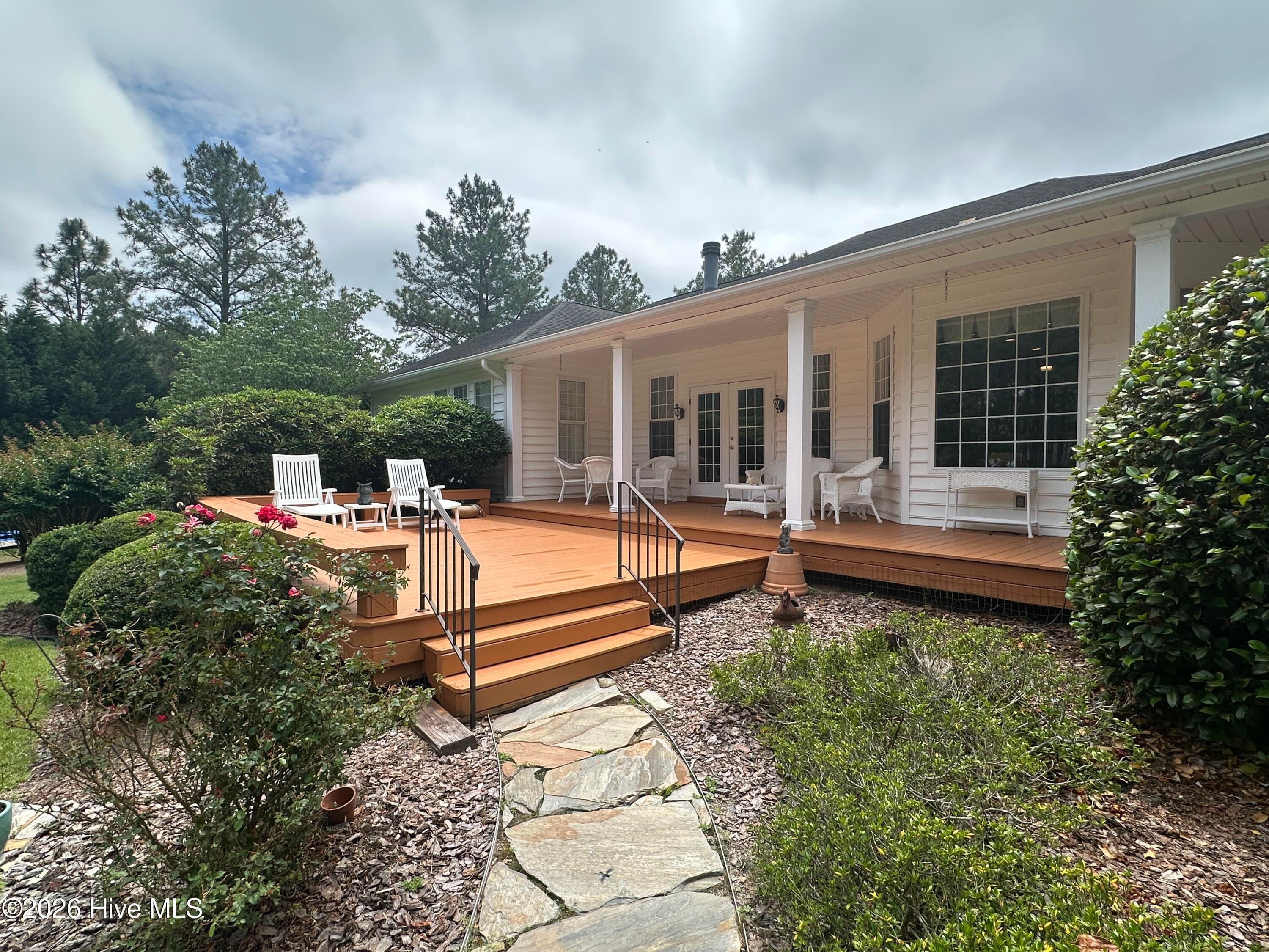 Rear Deck - 139 Broken Ridge Trail, West End, NC 27376