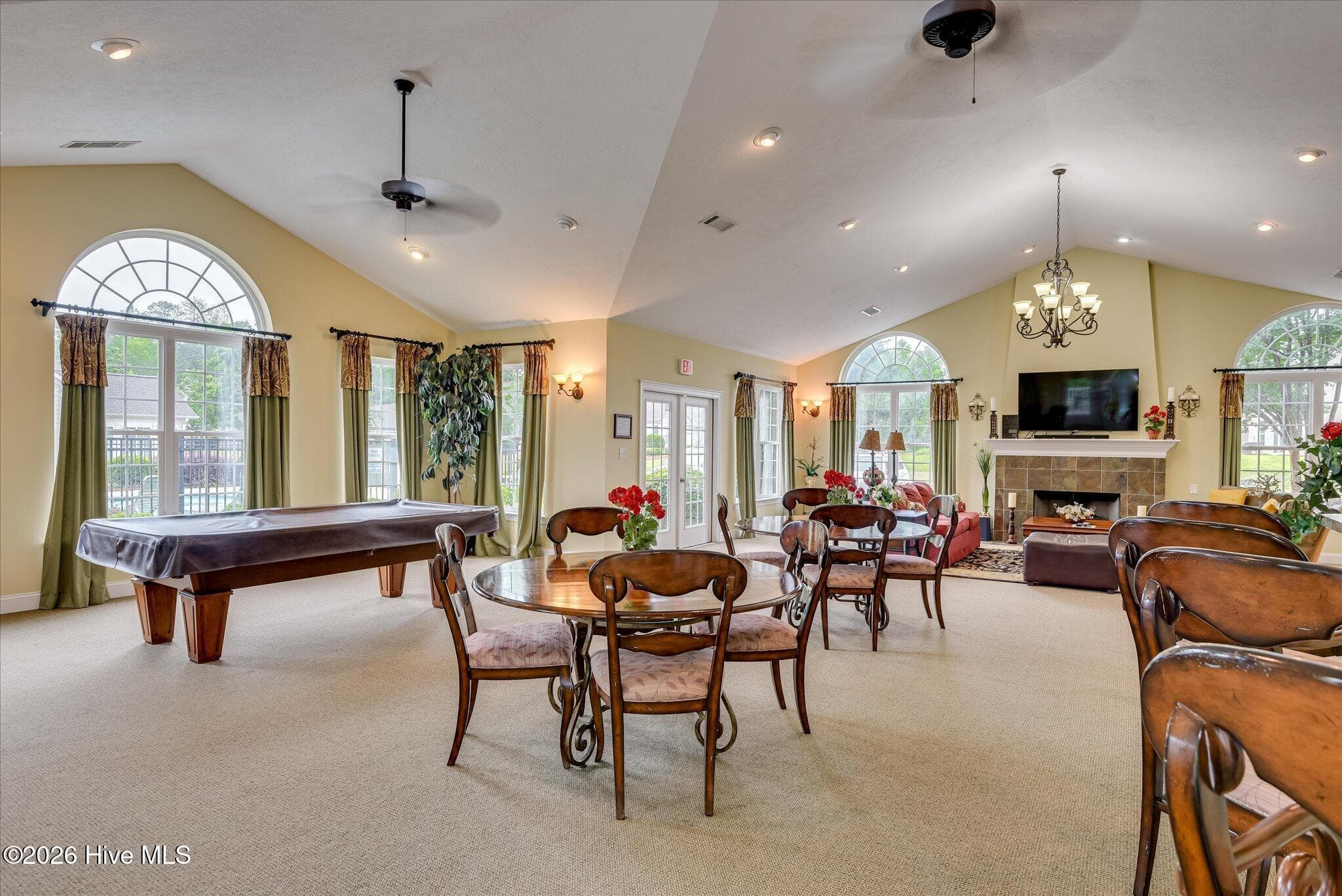 Clubhouse - fireplace view - 1201 Brookstone Way, Augusta, GA 30909