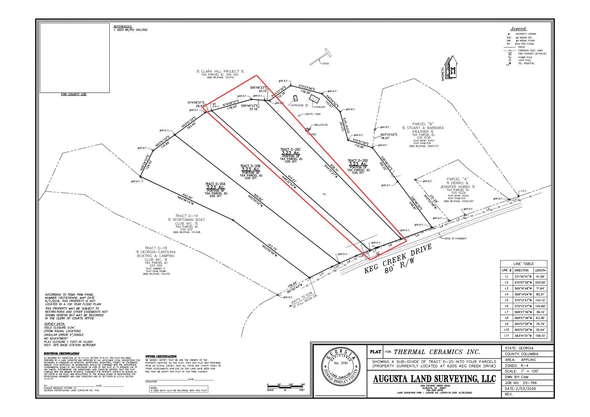Residential Lot at 6205 Keg Creek Drive, Appling, GA 30802, photo 2 of 20