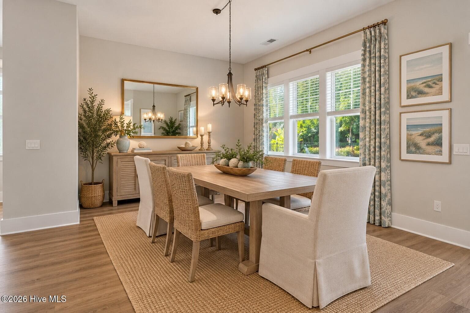 Virtually Staged living room - 7789 Harrier Circle, Leland, NC 28451